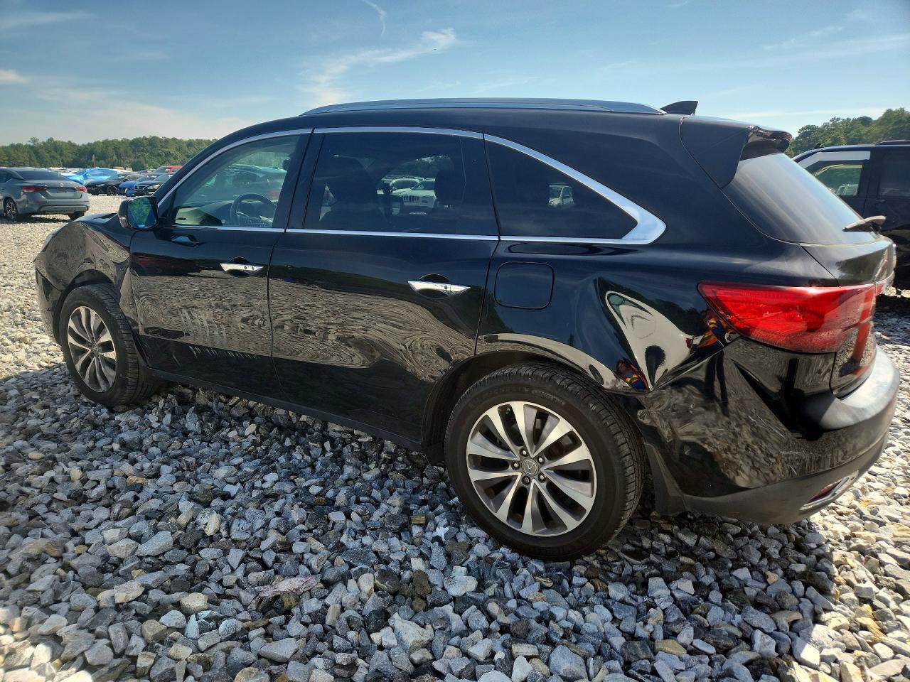 2014 Acura Mdx Technology Black vin: 5FRYD3H45EB013432
