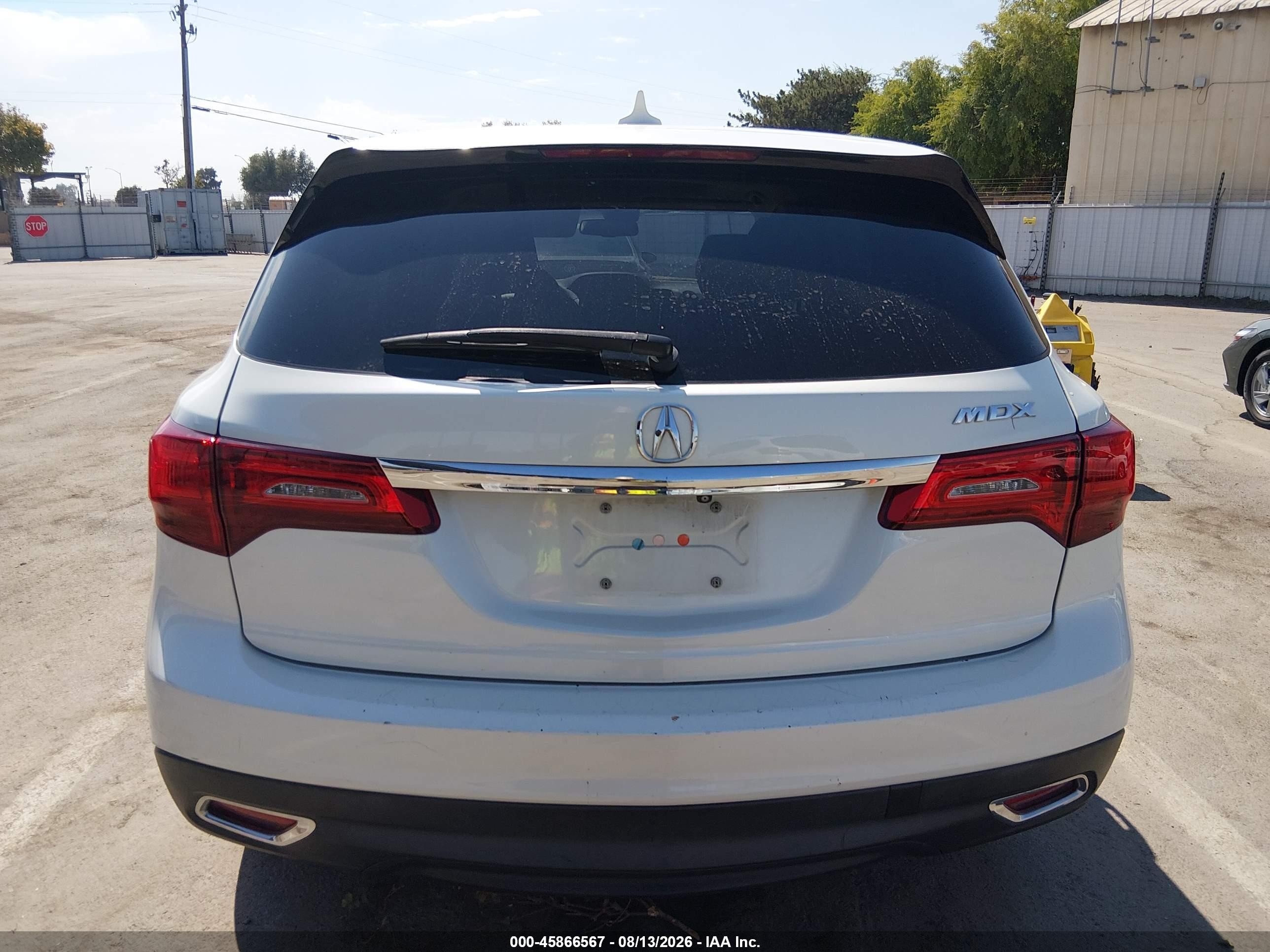 2015 Acura Mdx Technology Package White vin: 5FRYD3H45FB001007