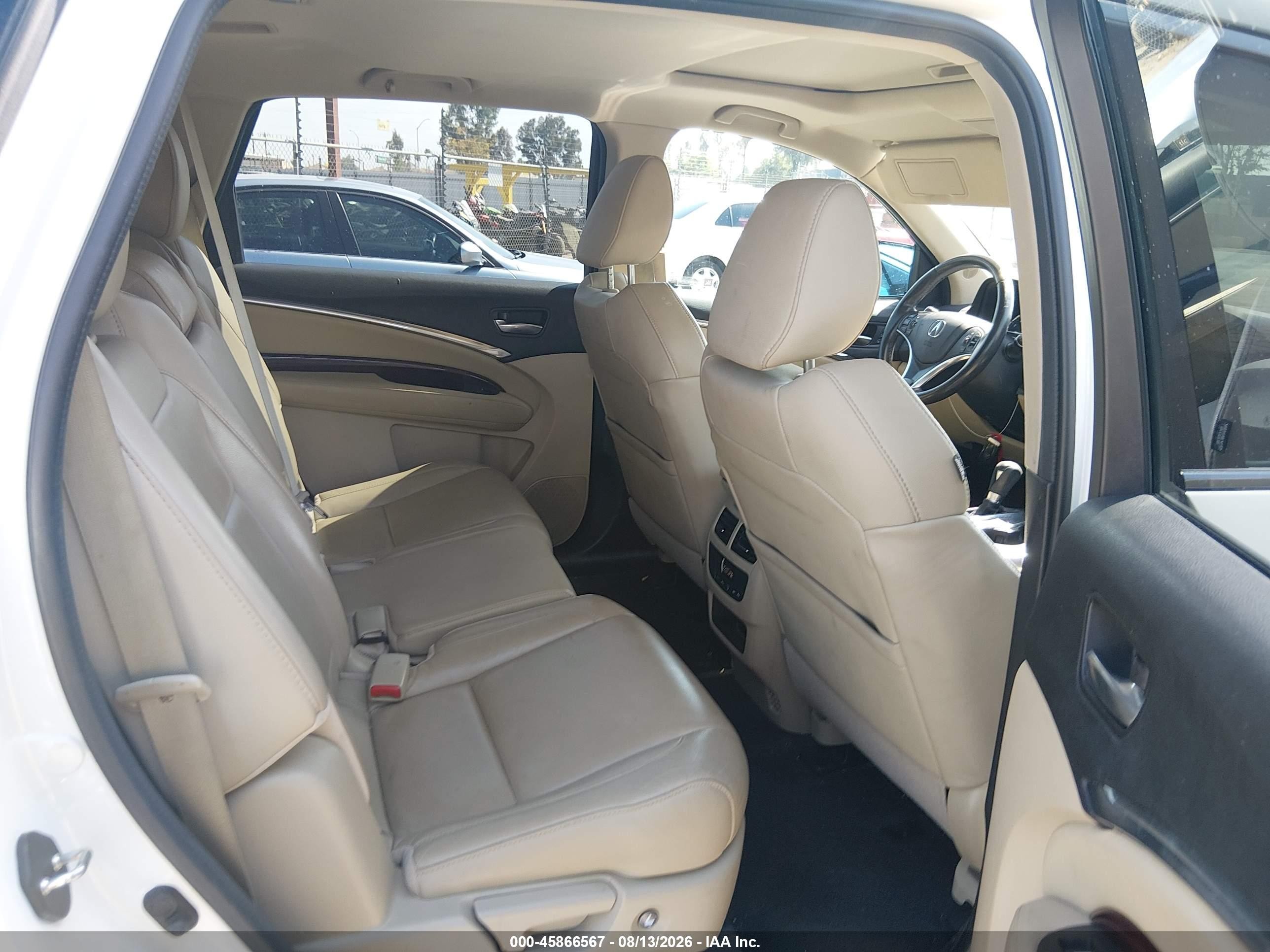 2015 Acura Mdx Technology Package White vin: 5FRYD3H45FB001007