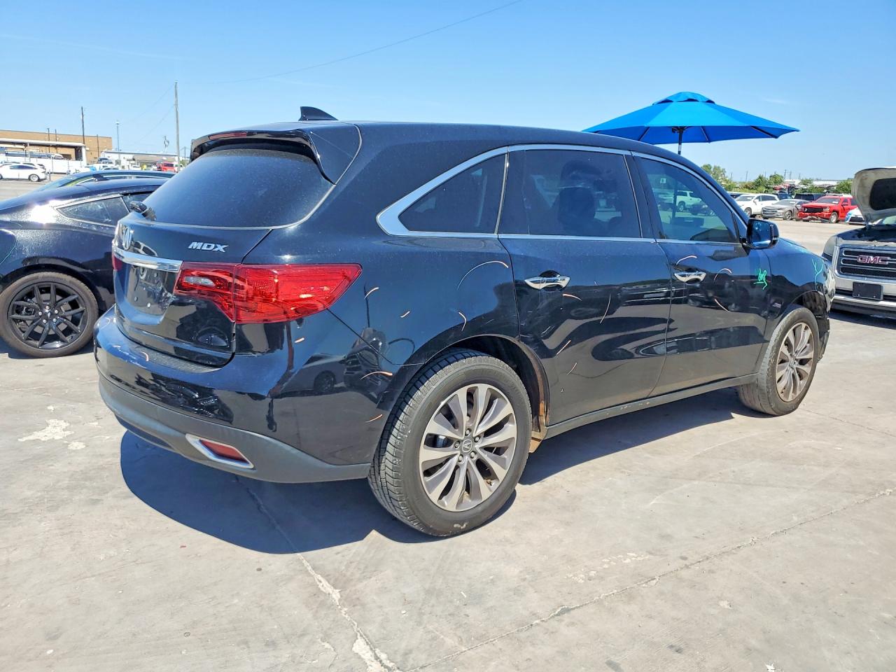 2015 Acura Mdx Technology Black vin: 5FRYD3H45FB003288