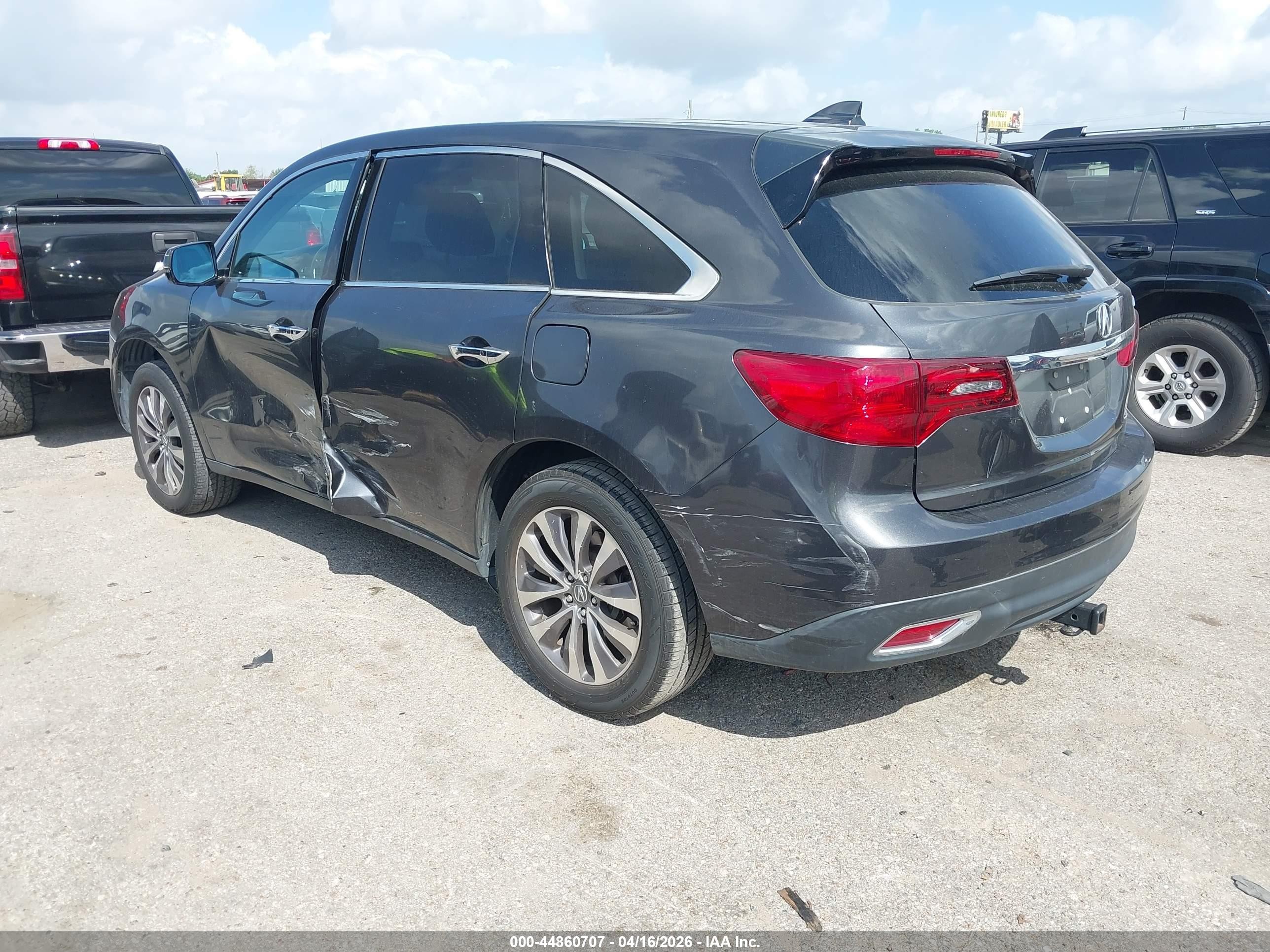 2015 Acura Mdx Technology Package Серый vin: 5FRYD3H45FB003632