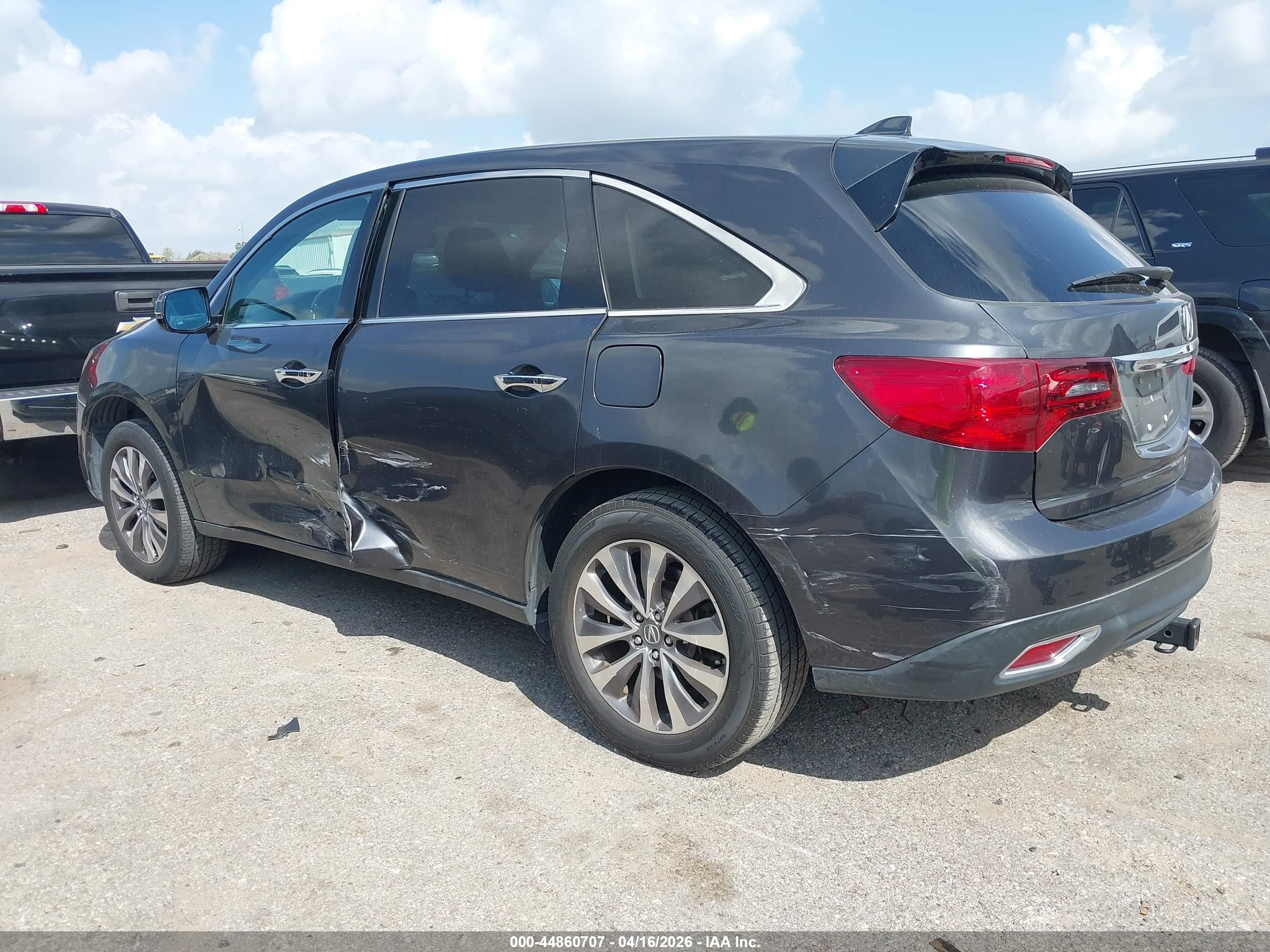 2015 Acura Mdx Technology Package Серый vin: 5FRYD3H45FB003632