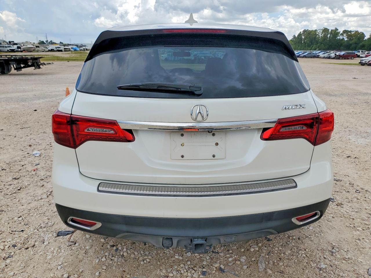 2015 Acura Mdx Technology White vin: 5FRYD3H45FB004571