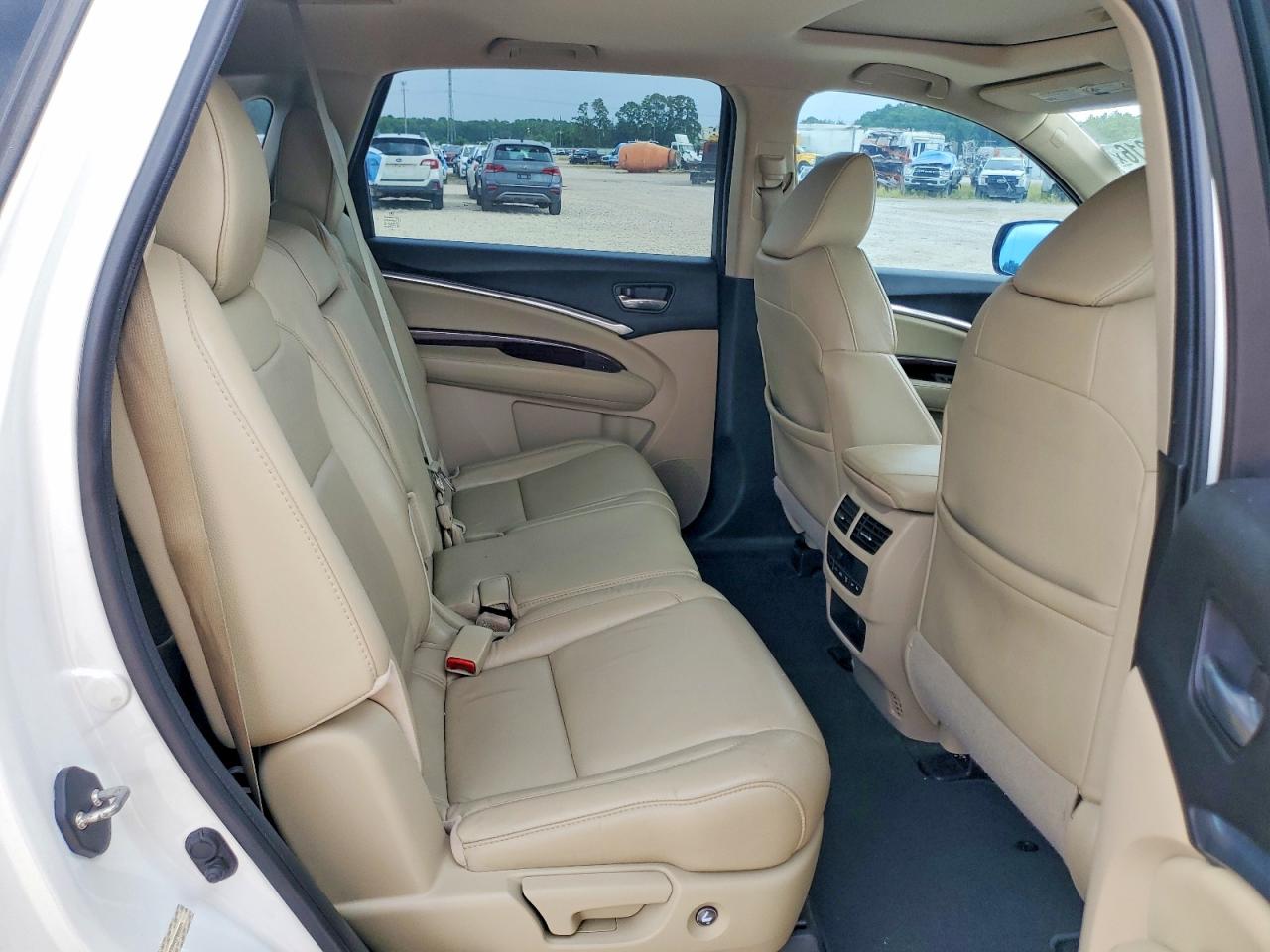 2015 Acura Mdx Technology White vin: 5FRYD3H45FB004571