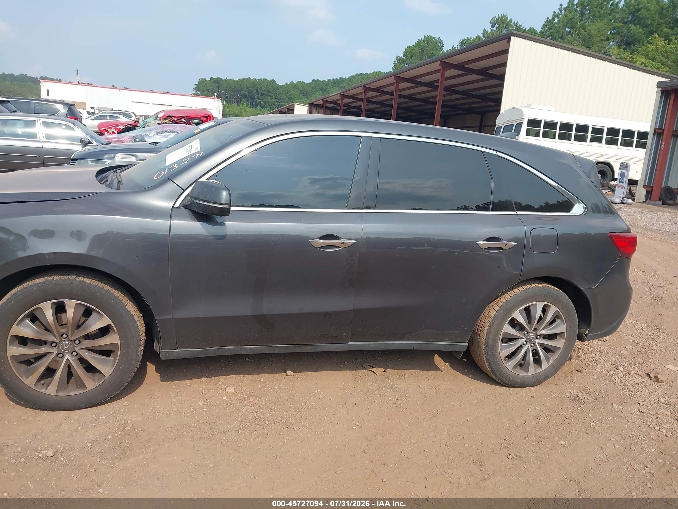 2015 Acura Mdx Technology Package Black vin: 5FRYD3H45FB013271