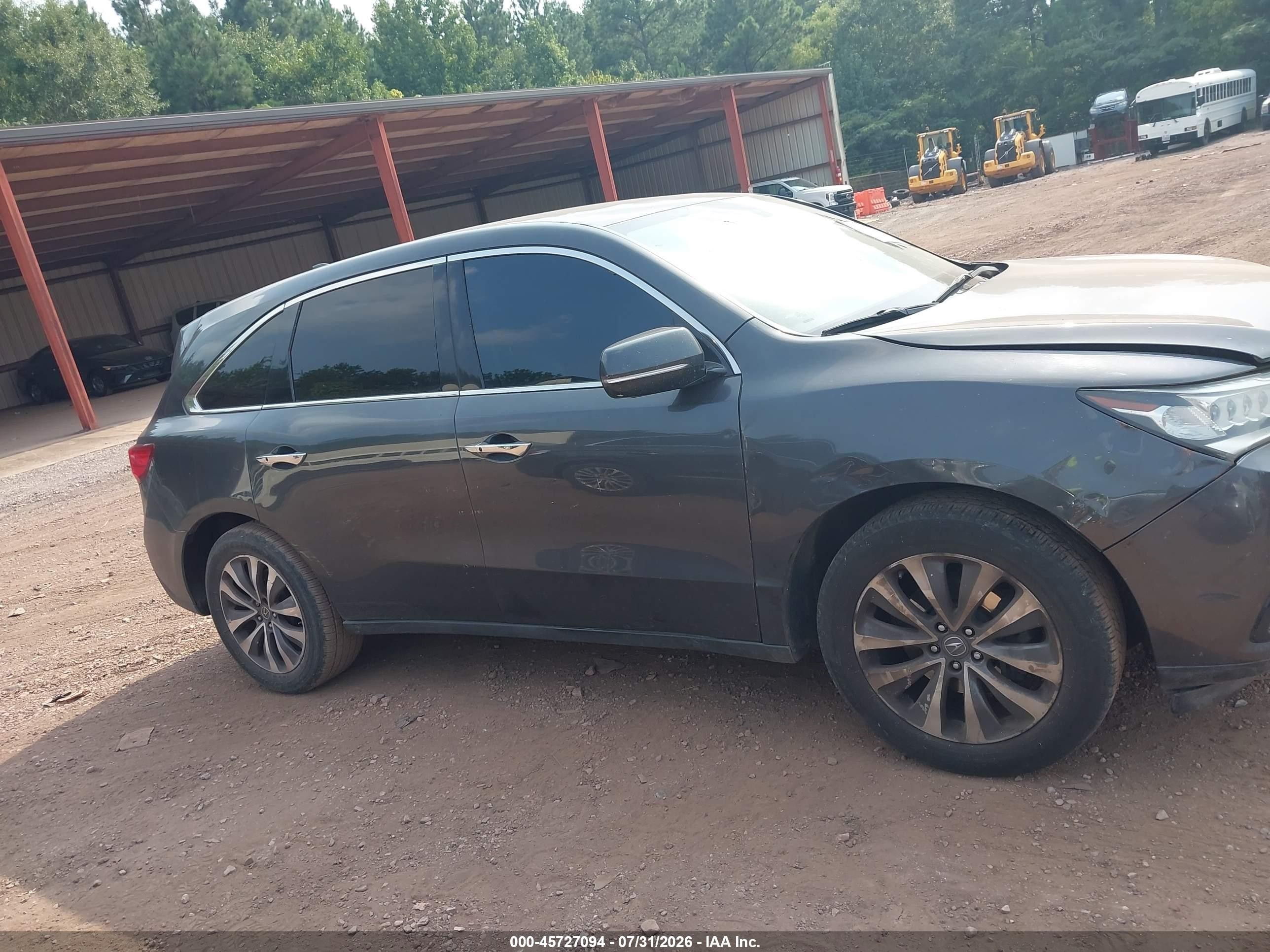 2015 Acura Mdx Technology Package Black vin: 5FRYD3H45FB013271
