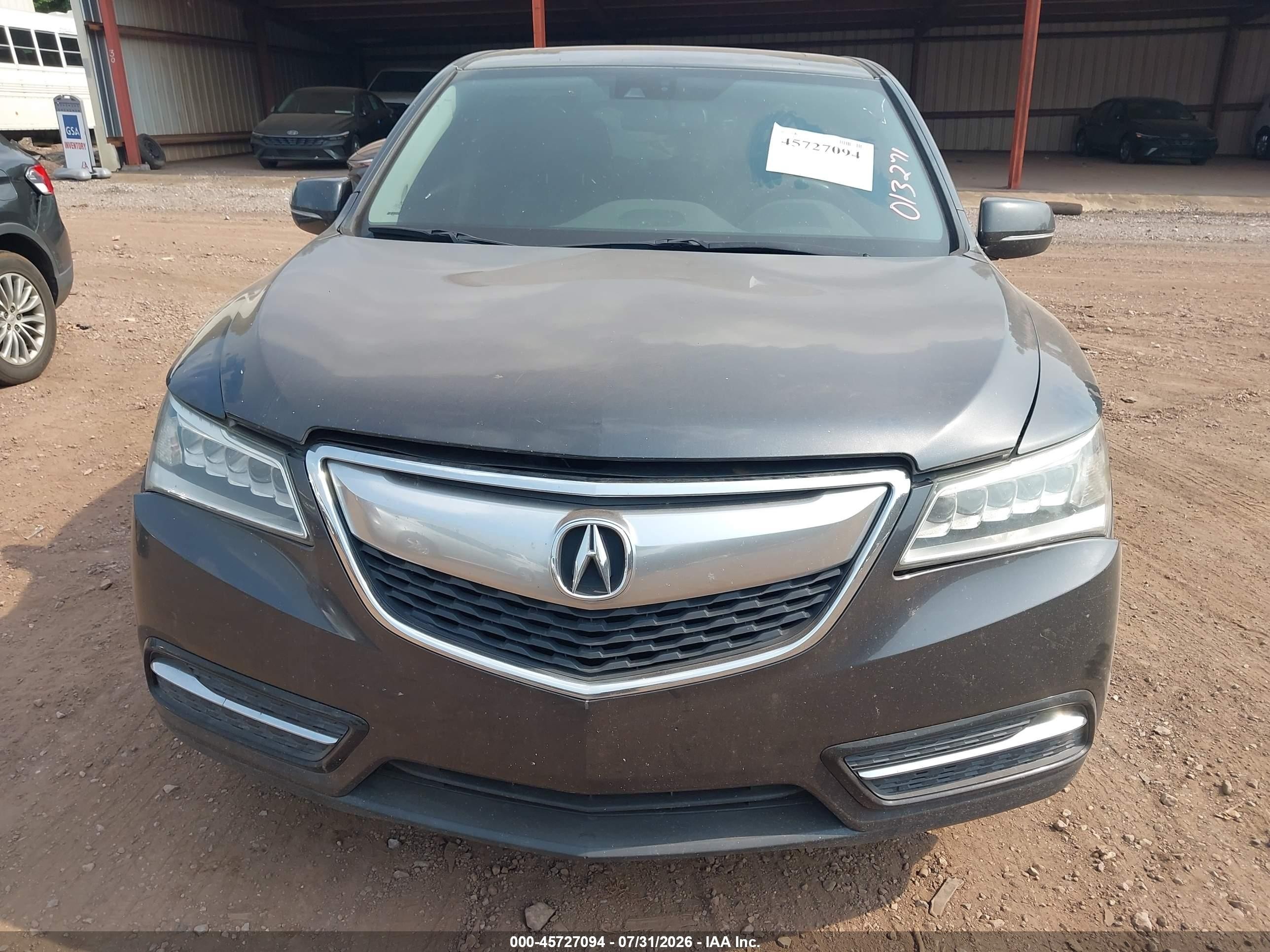 2015 Acura Mdx Technology Package Black vin: 5FRYD3H45FB013271