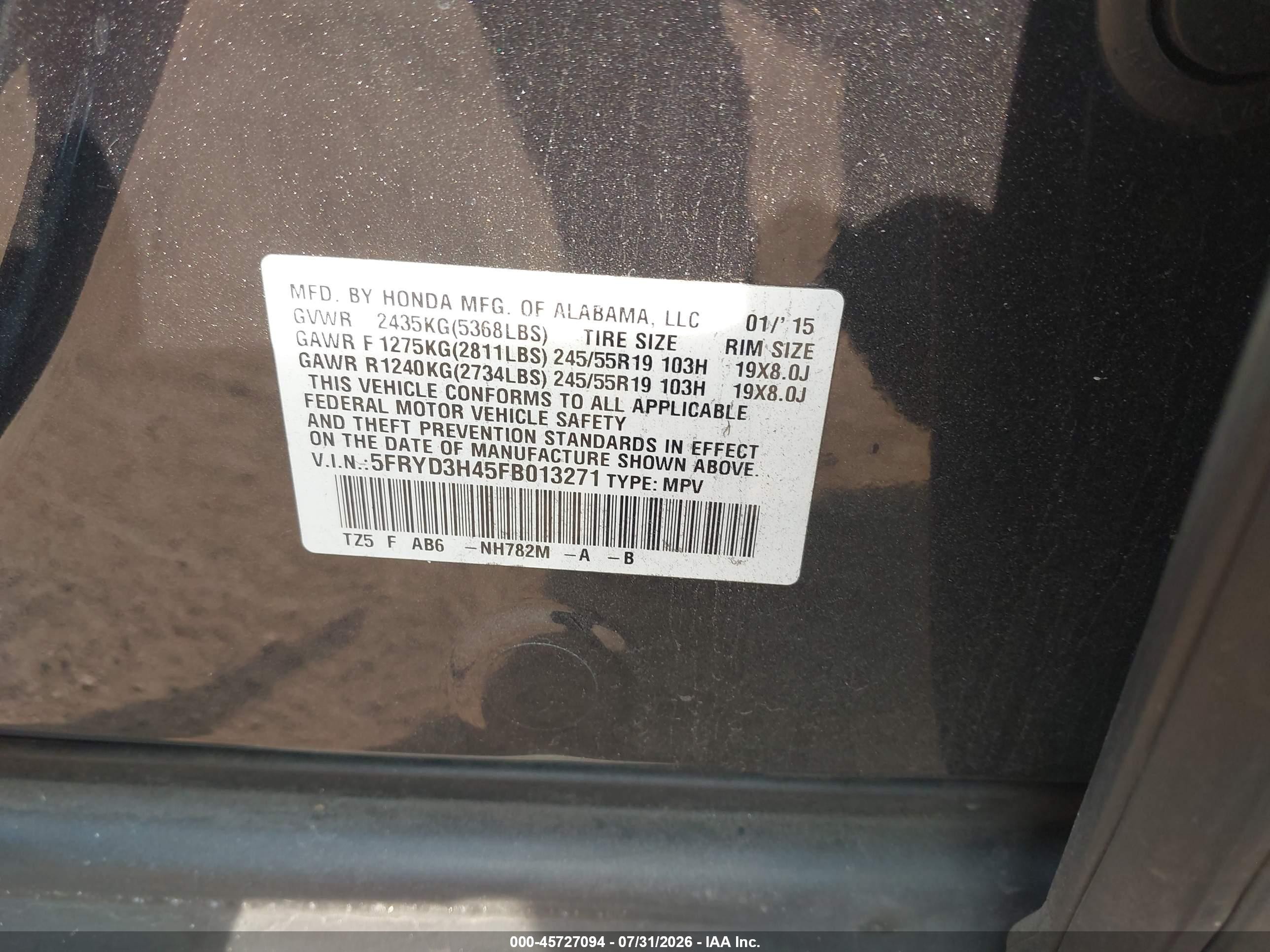 2015 Acura Mdx Technology Package Black vin: 5FRYD3H45FB013271