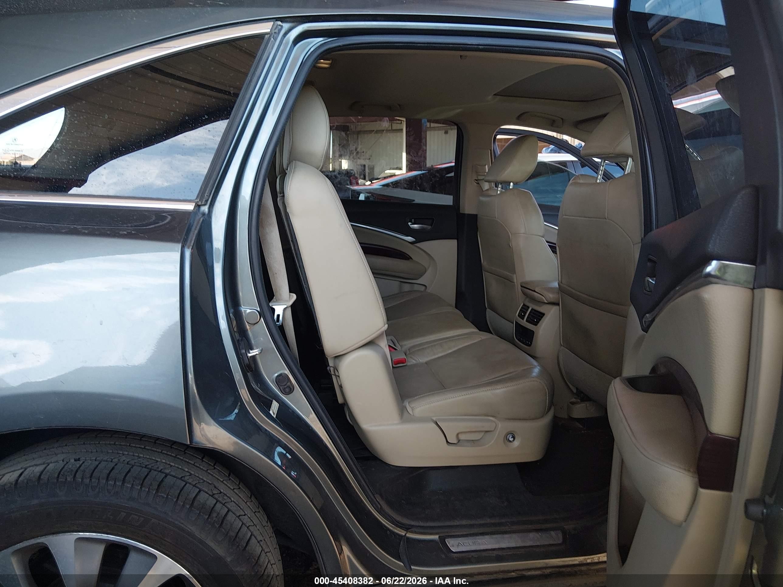 2014 Acura Mdx Technology Package Gray vin: 5FRYD3H46EB002374