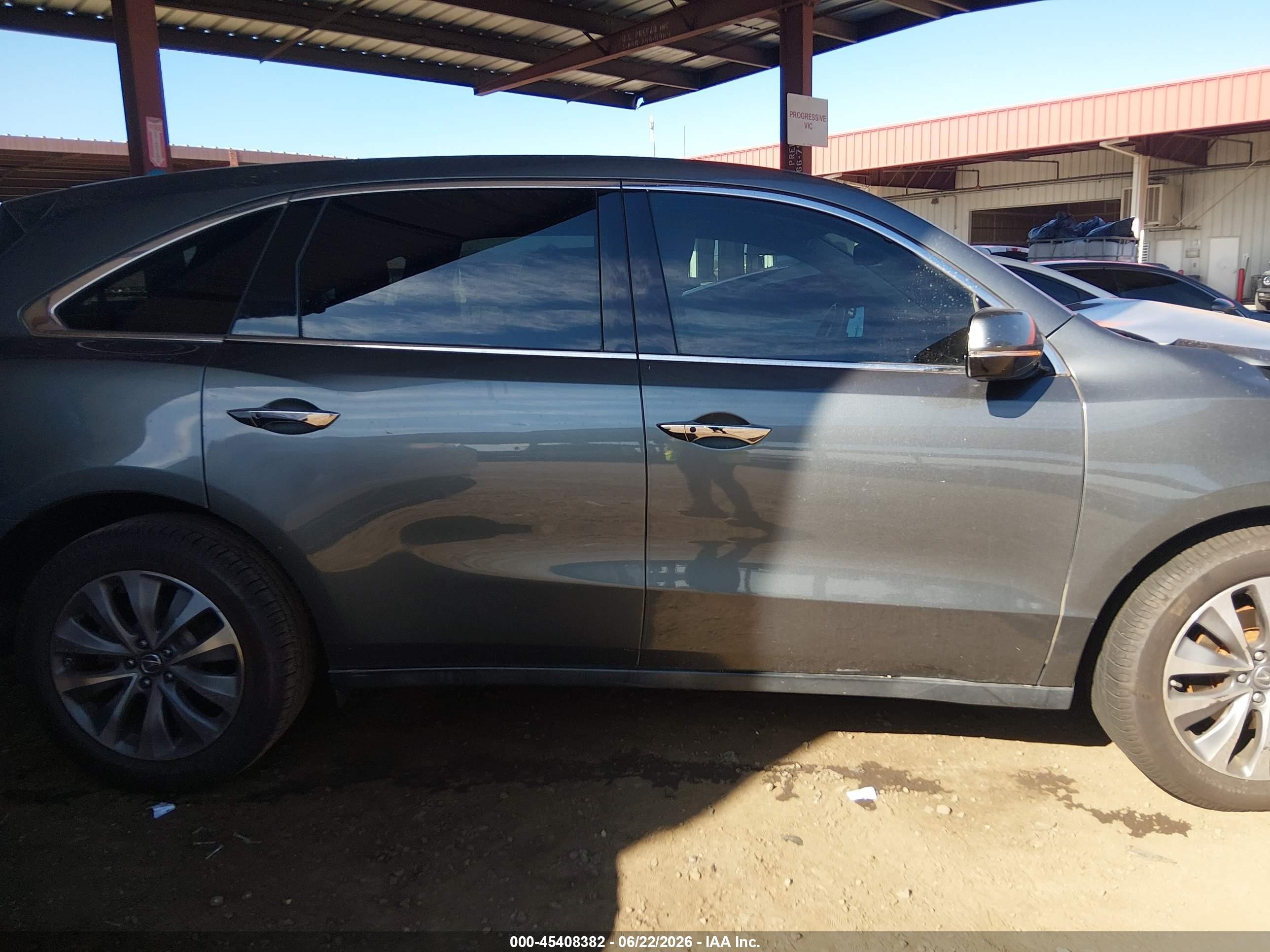 2014 Acura Mdx Technology Package Gray vin: 5FRYD3H46EB002374