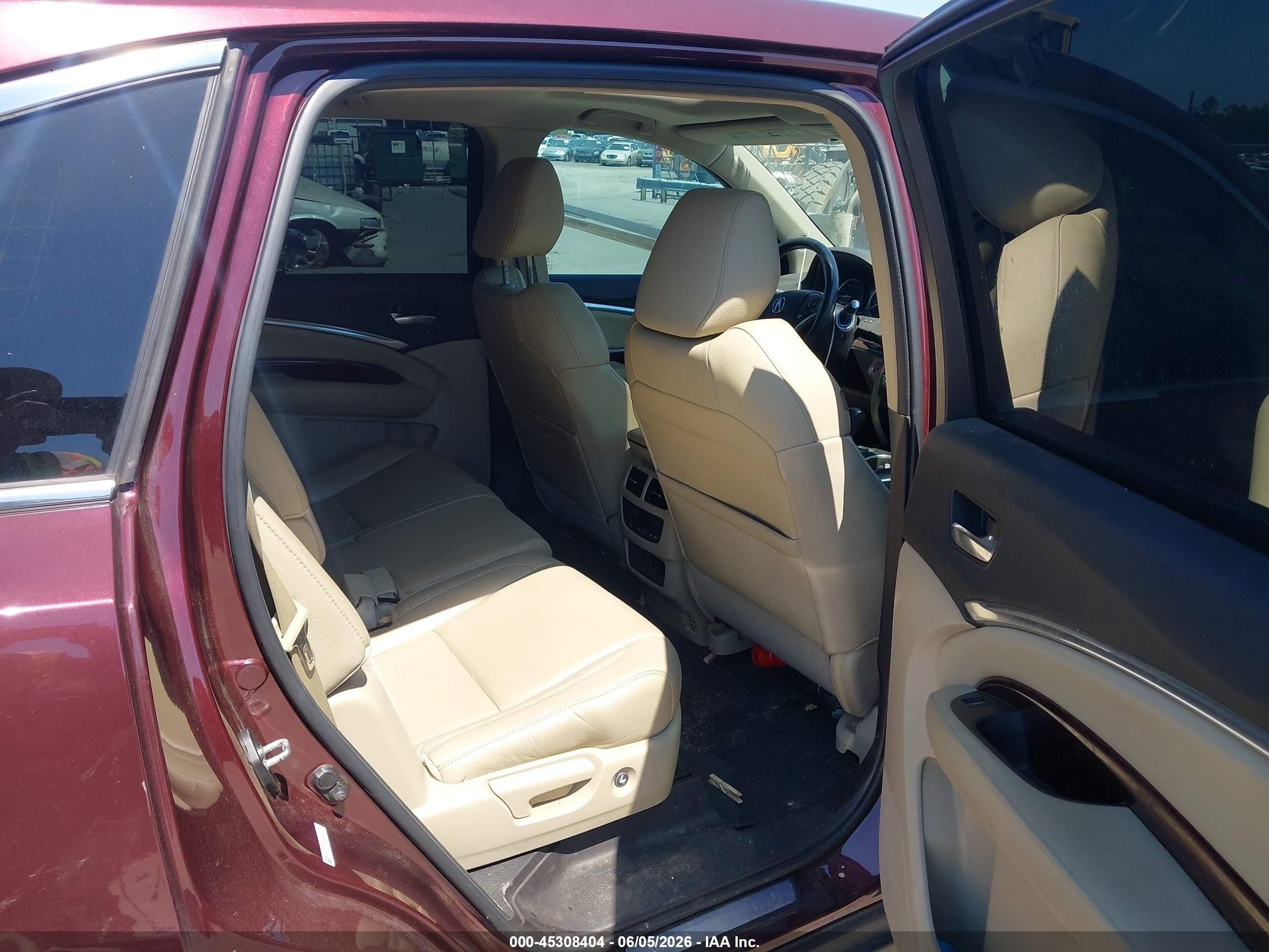 2014 Acura Mdx Technology Package Maroon vin: 5FRYD3H46EB004464