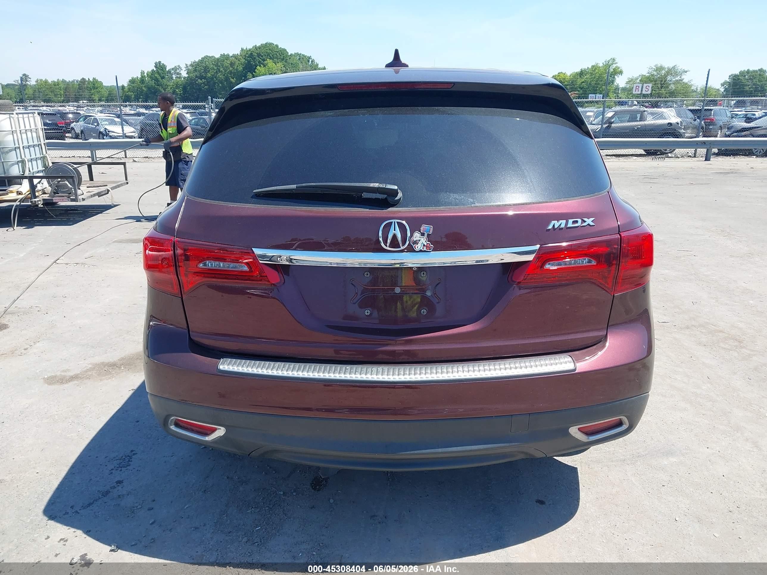 2014 Acura Mdx Technology Package Maroon vin: 5FRYD3H46EB004464