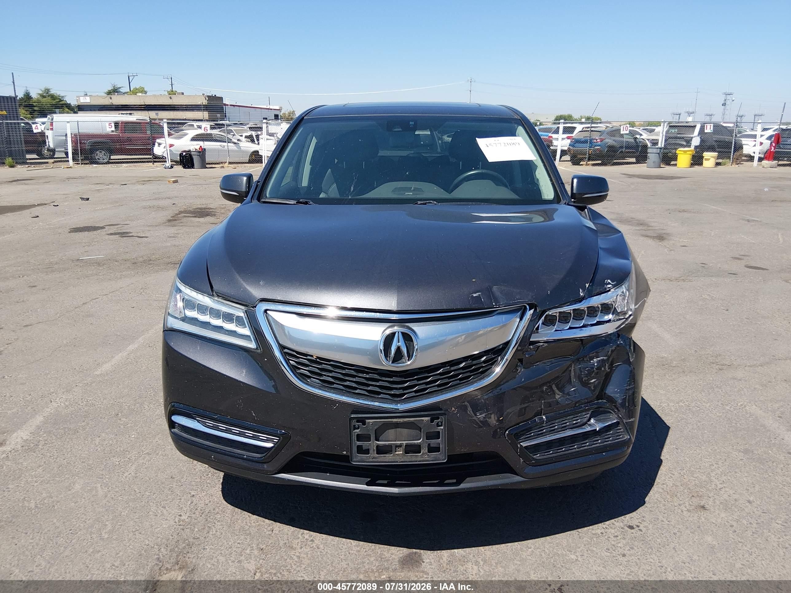 2014 Acura Mdx Technology Package Black vin: 5FRYD3H46EB014623
