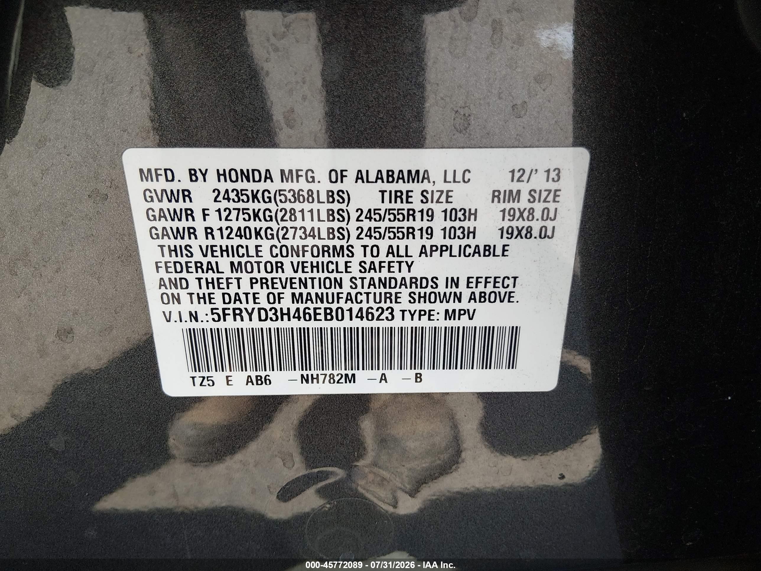 2014 Acura Mdx Technology Package Black vin: 5FRYD3H46EB014623