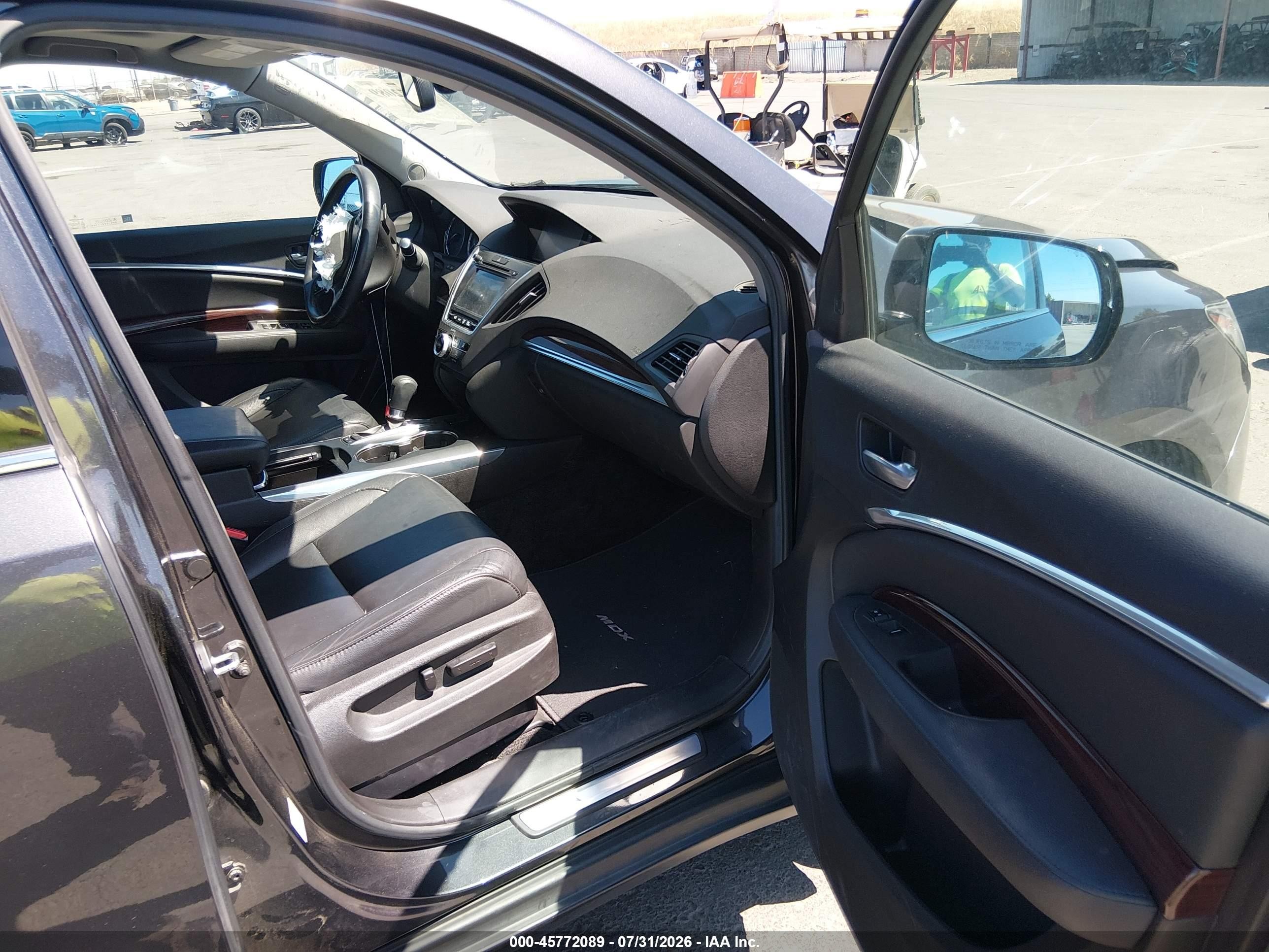 2014 Acura Mdx Technology Package Black vin: 5FRYD3H46EB014623