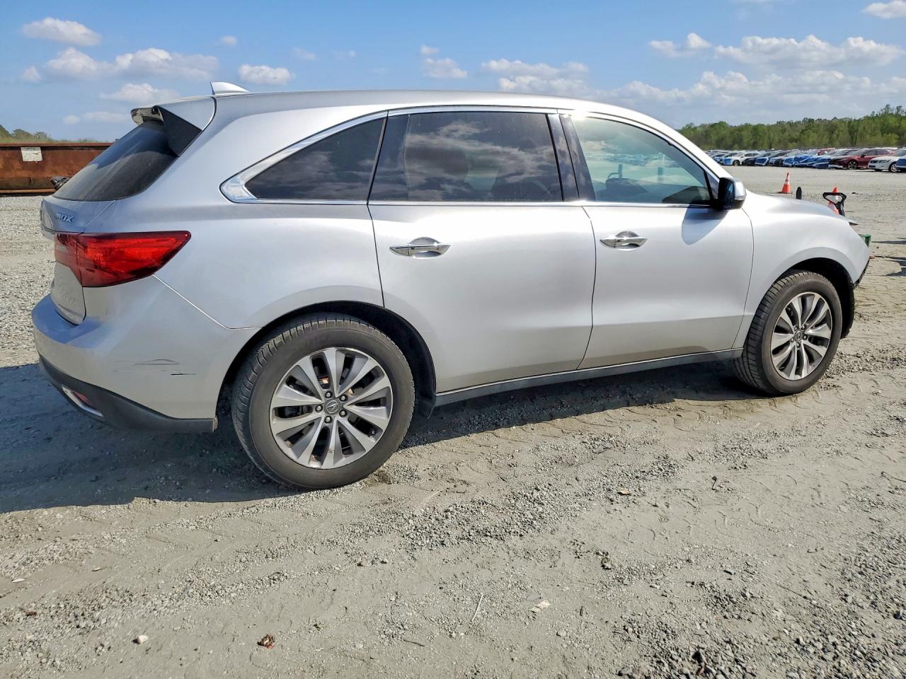 2015 Acura Mdx Technology Серебряный vin: 5FRYD3H46FB014753