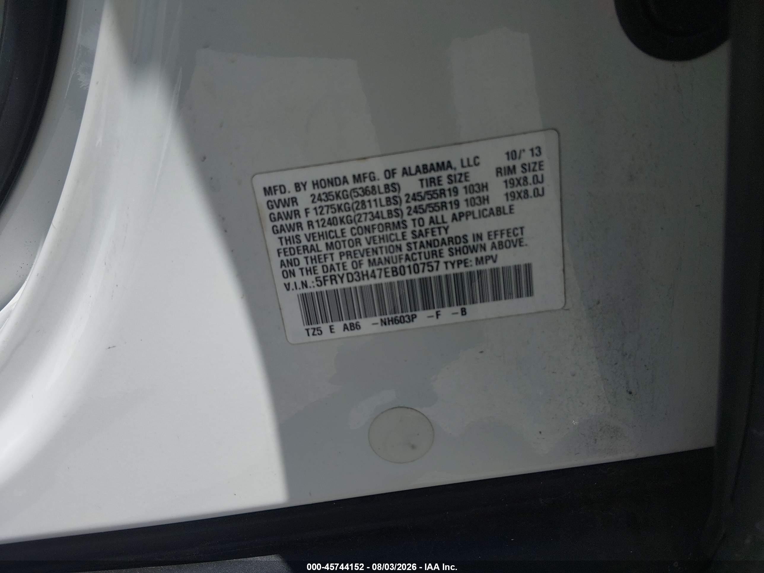 2014 Acura Mdx Technology Package Белый vin: 5FRYD3H47EB010757