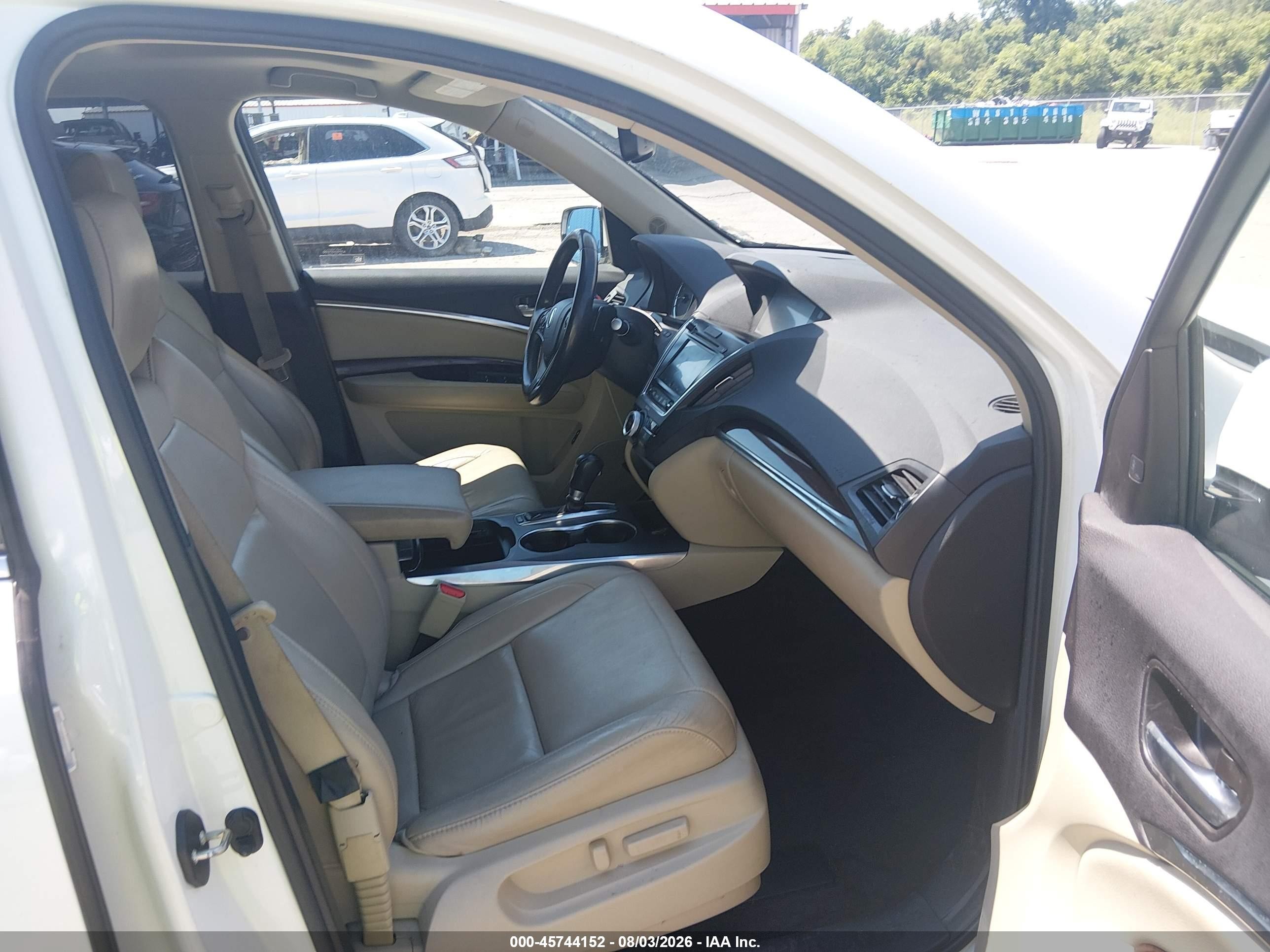 2014 Acura Mdx Technology Package Белый vin: 5FRYD3H47EB010757