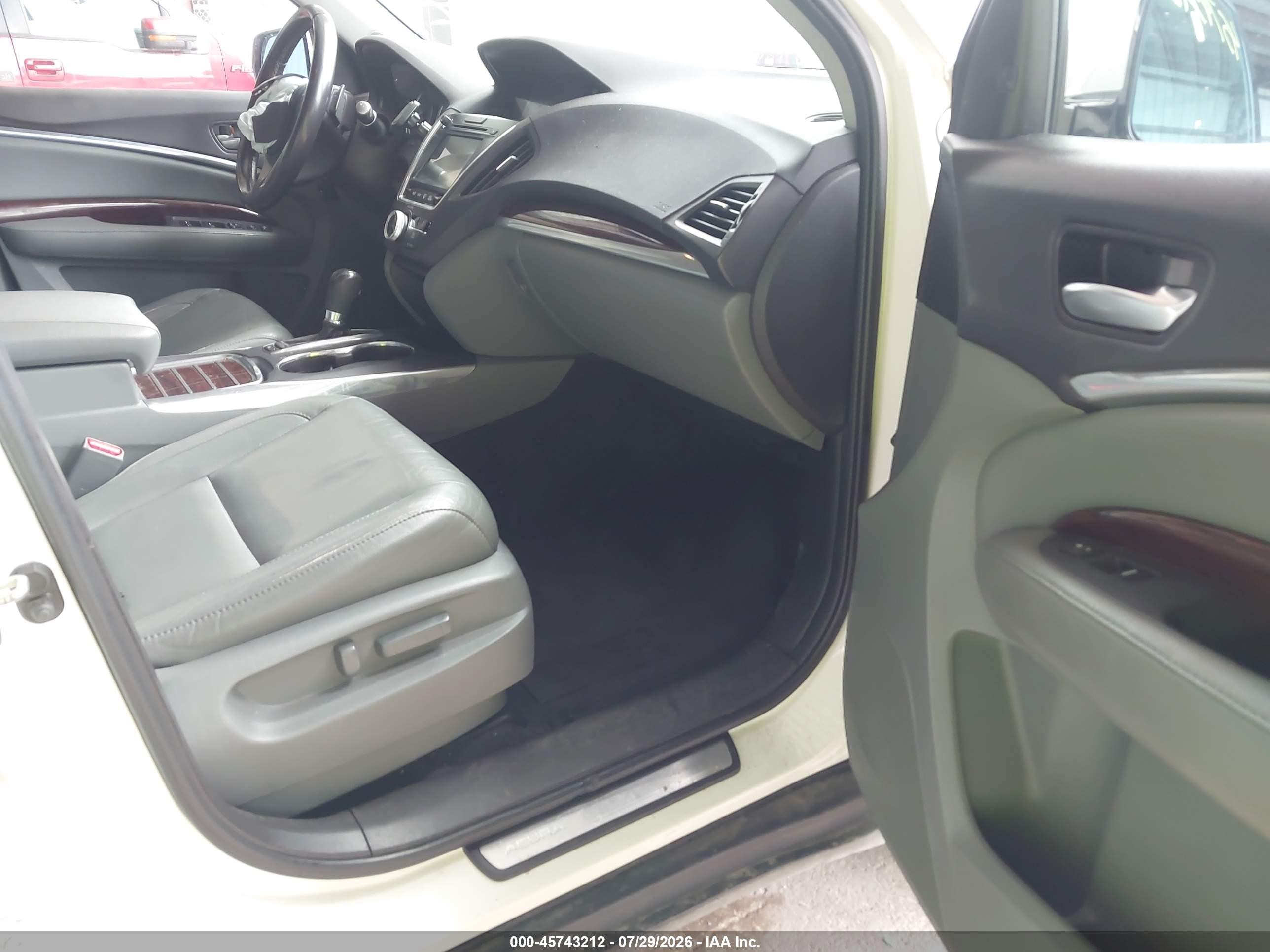 2014 Acura Mdx Technology Package White vin: 5FRYD3H47EB018079