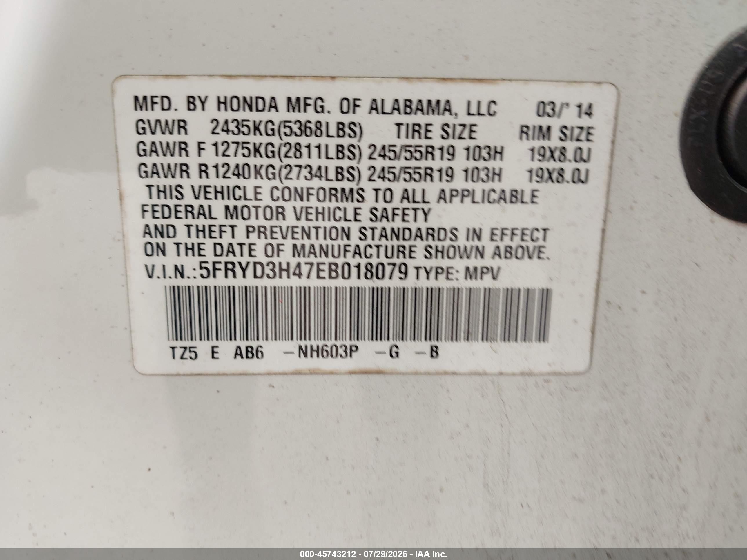 2014 Acura Mdx Technology Package White vin: 5FRYD3H47EB018079
