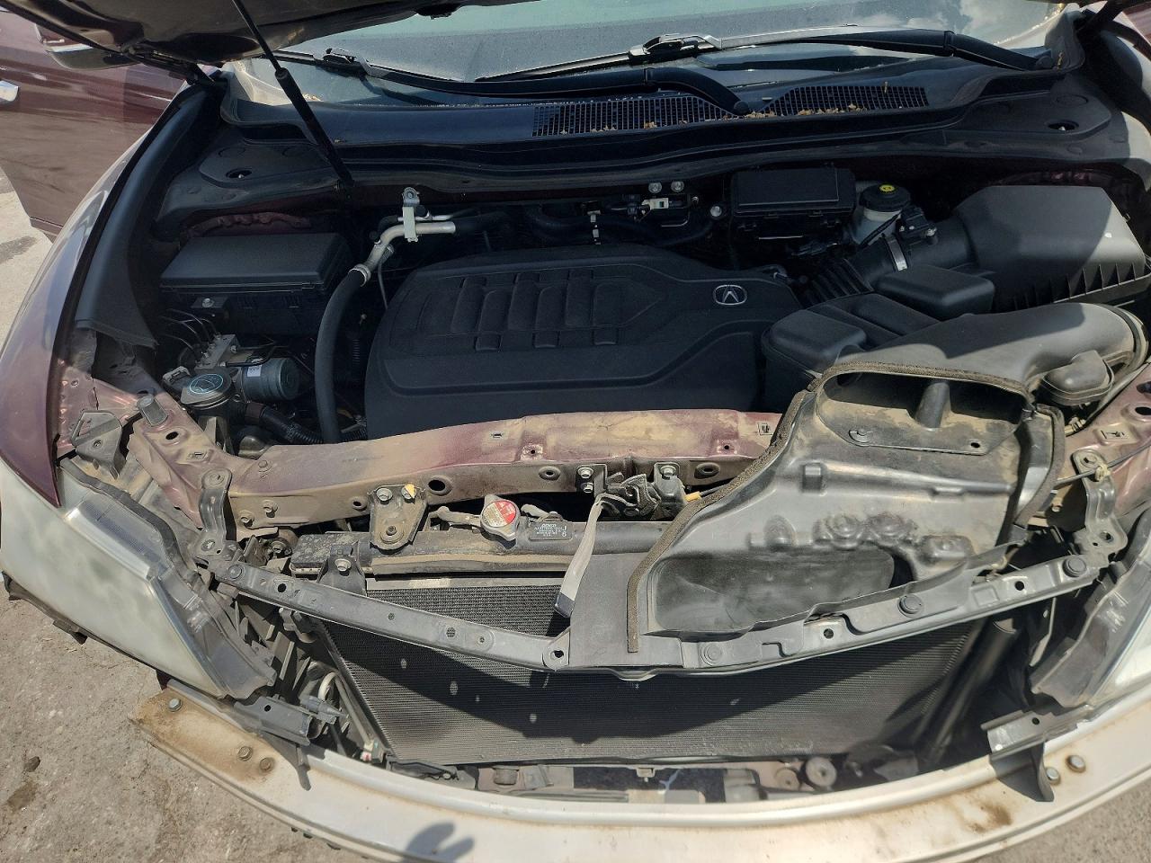 2015 Acura Mdx Technology Бордовый vin: 5FRYD3H47FB001056