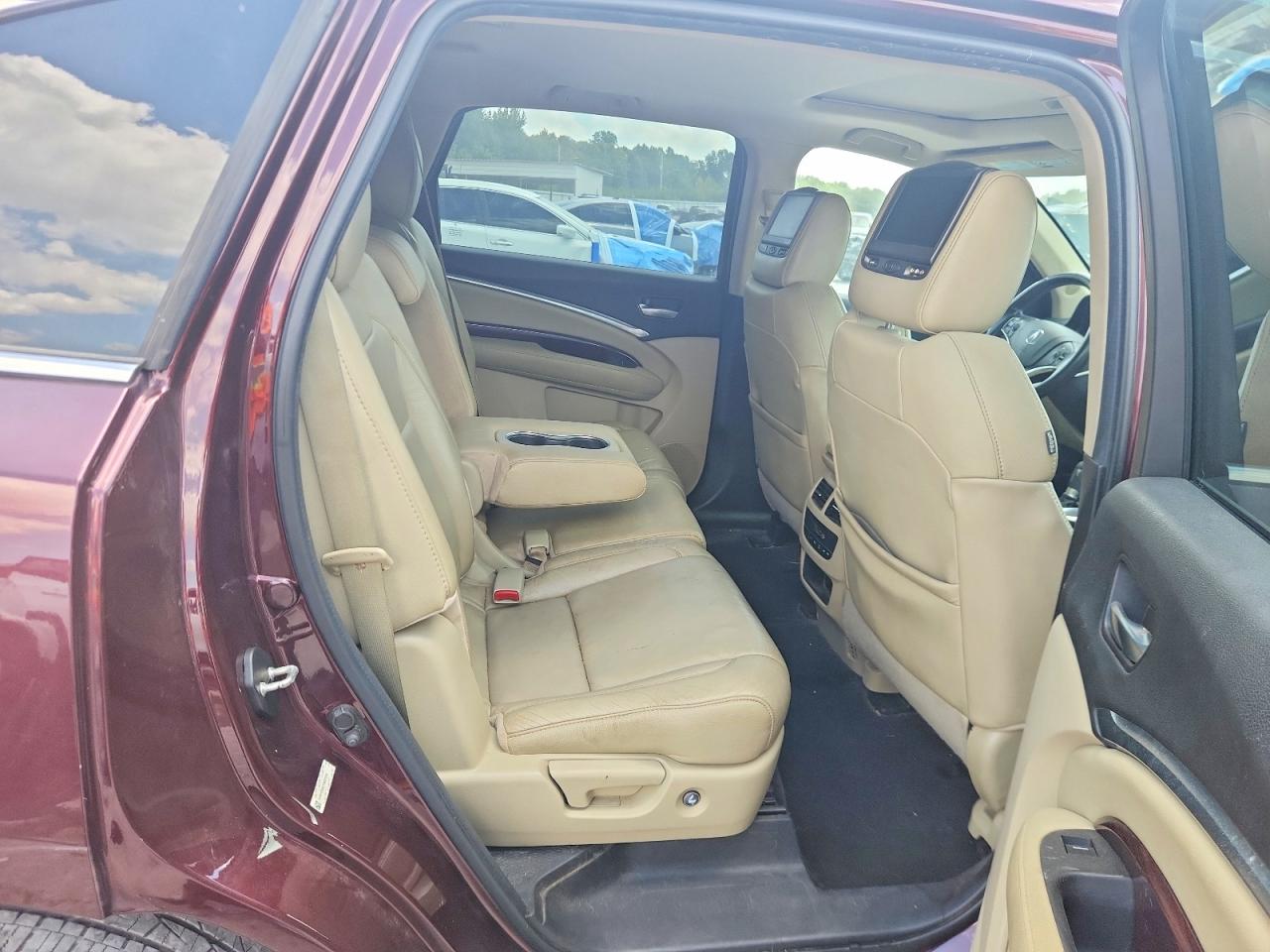 2015 Acura Mdx Technology Бордовый vin: 5FRYD3H47FB001056