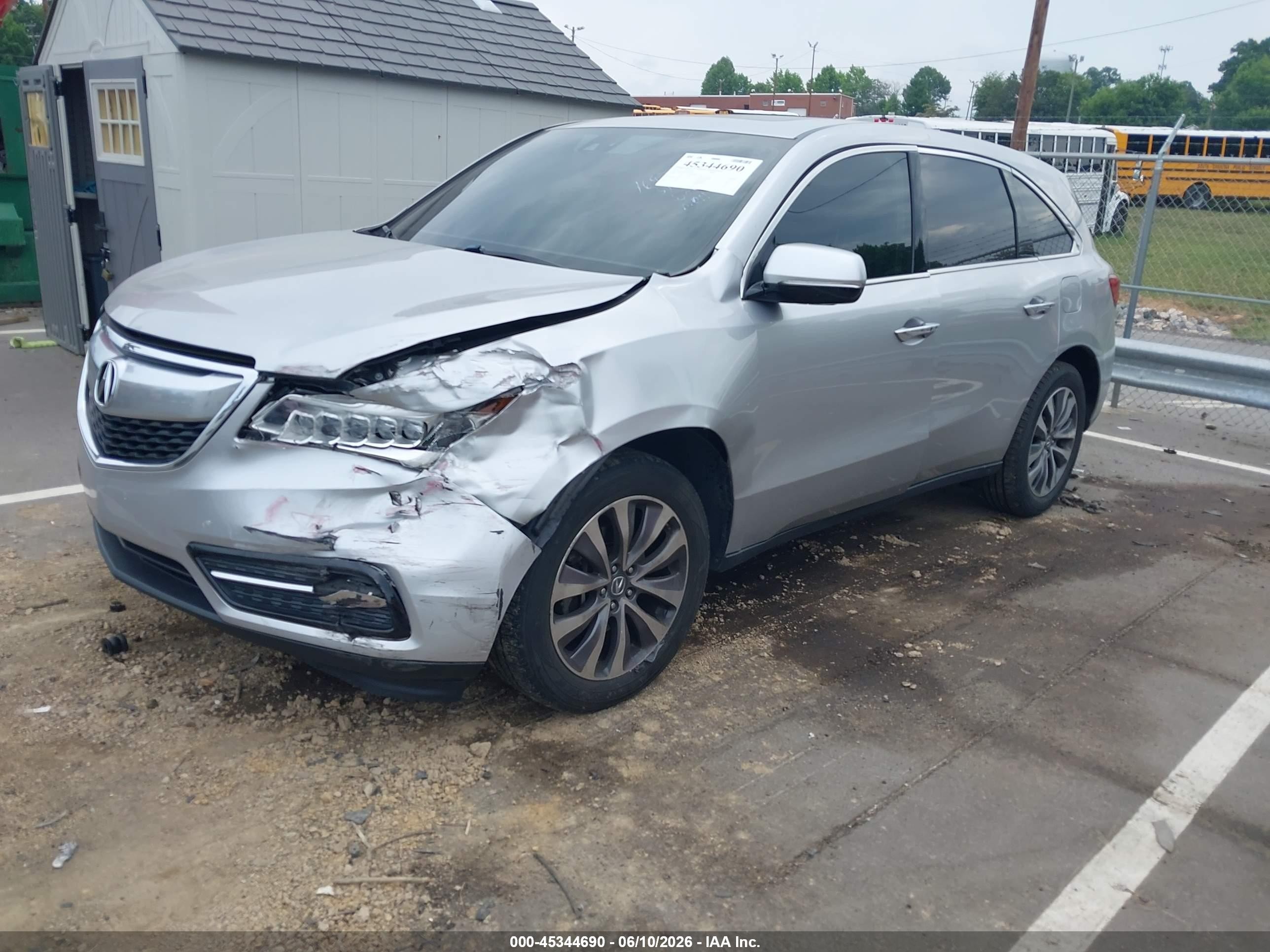 2015 Acura Mdx Technology Package Серебряный vin: 5FRYD3H47FB006922
