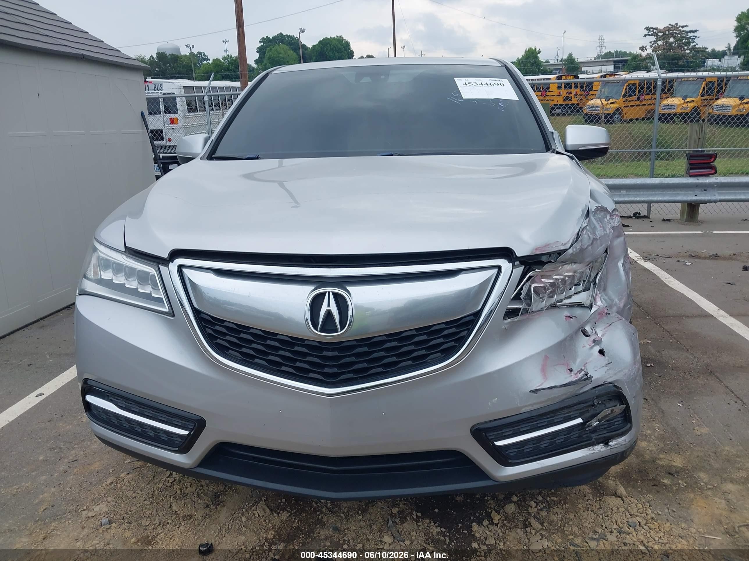 2015 Acura Mdx Technology Package Серебряный vin: 5FRYD3H47FB006922