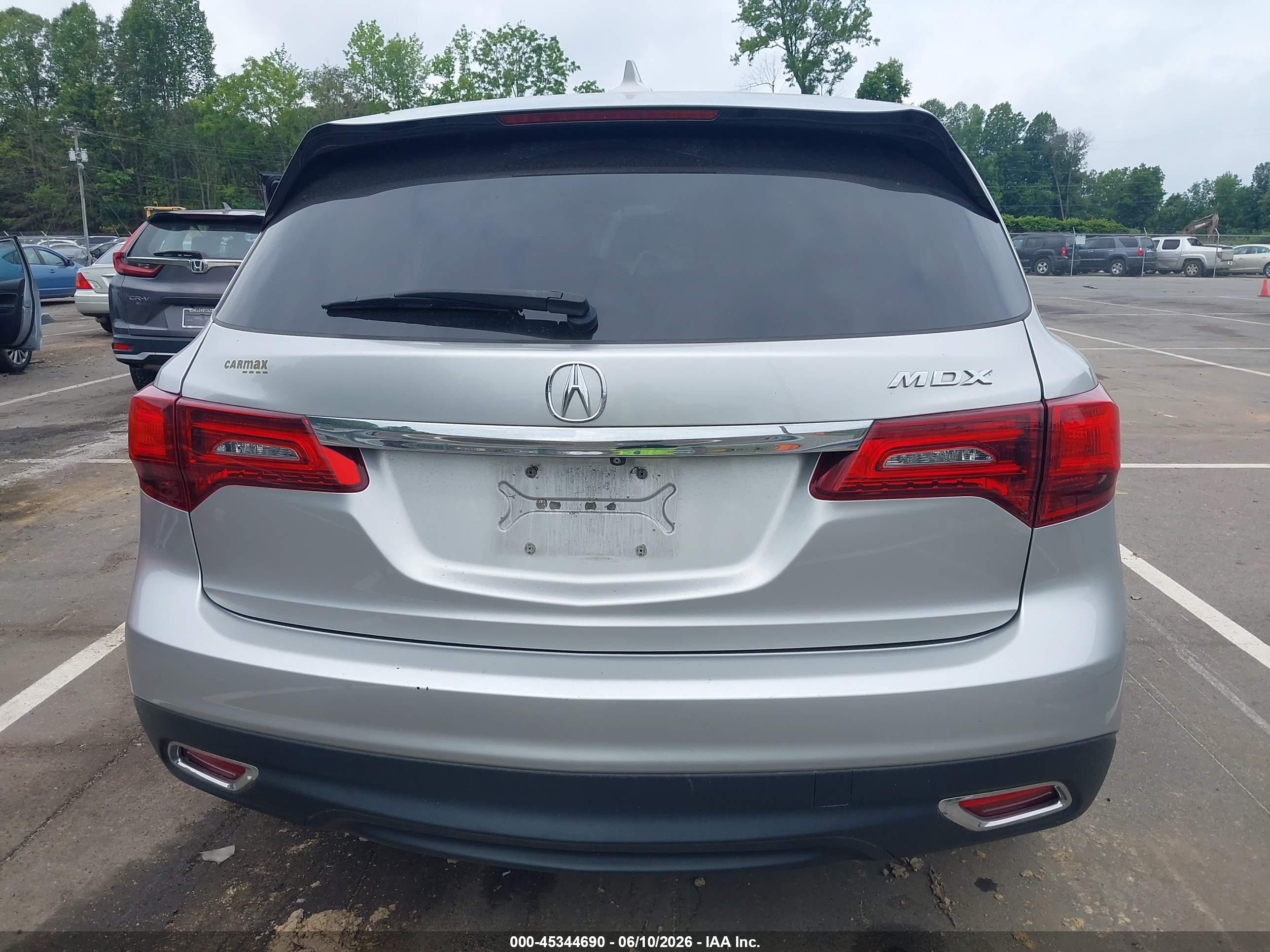 2015 Acura Mdx Technology Package Серебряный vin: 5FRYD3H47FB006922