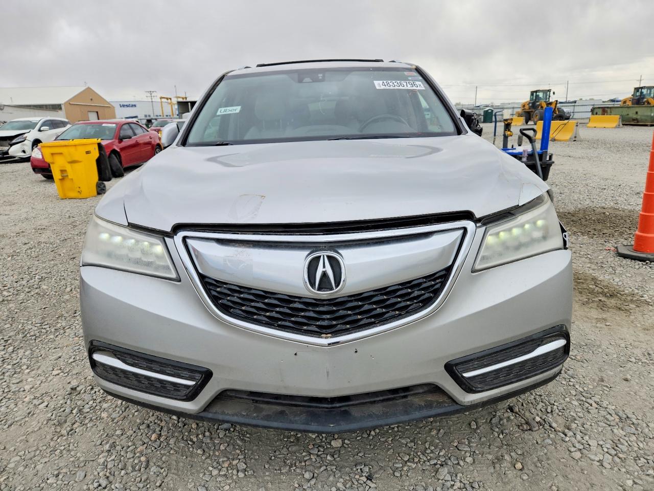 2014 Acura Mdx Technology Silver vin: 5FRYD3H48EB011609