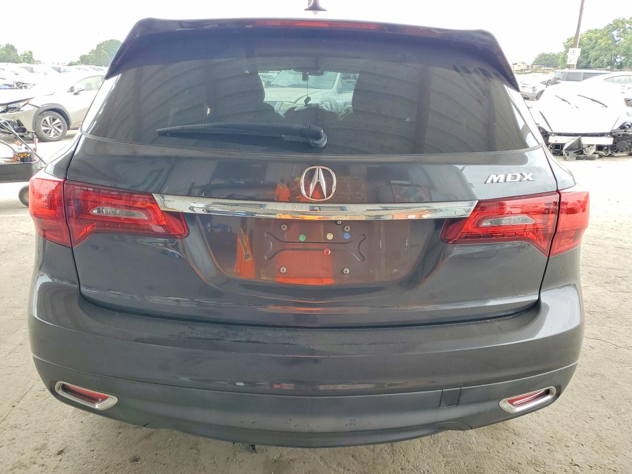 2014 Acura Mdx Technology Gray vin: 5FRYD3H49EB002613