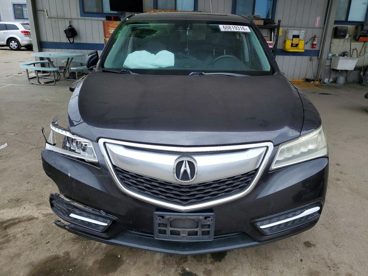 2014 Acura Mdx Technology Gray vin: 5FRYD3H49EB002613