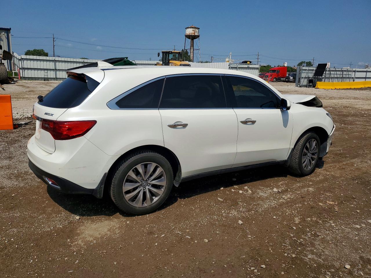 2014 Acura Mdx Technology White vin: 5FRYD3H49EB011358