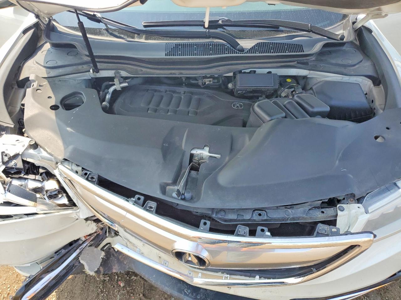 2014 Acura Mdx Technology White vin: 5FRYD3H49EB011358