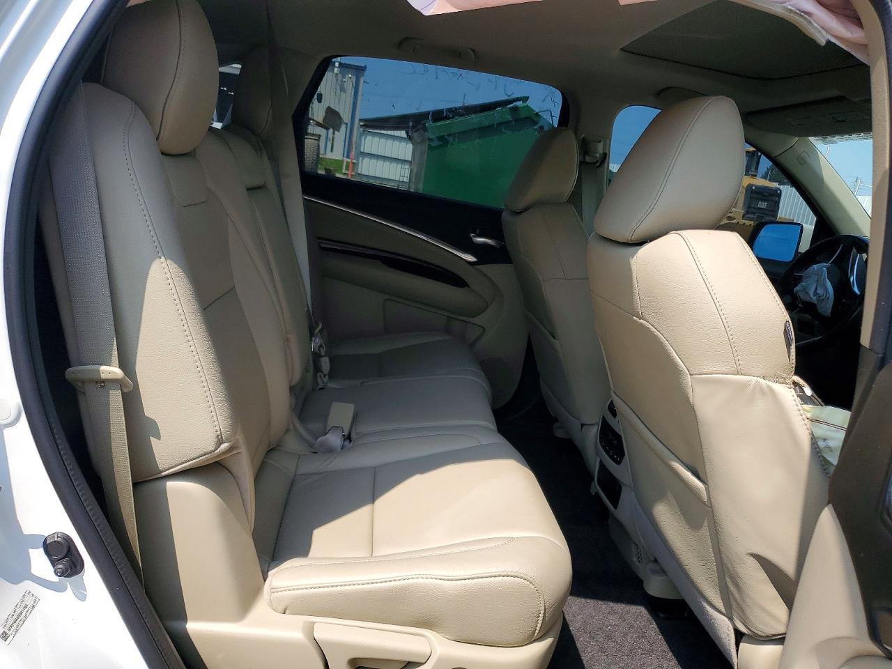 2014 Acura Mdx Technology White vin: 5FRYD3H49EB011358