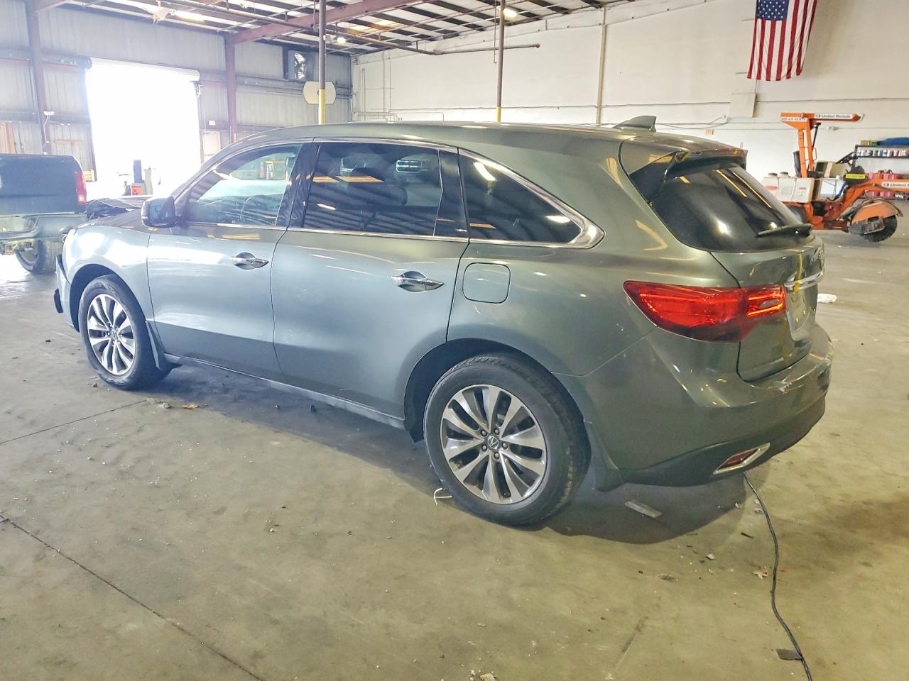 2014 Acura Mdx Technology Gray vin: 5FRYD3H49EB017161