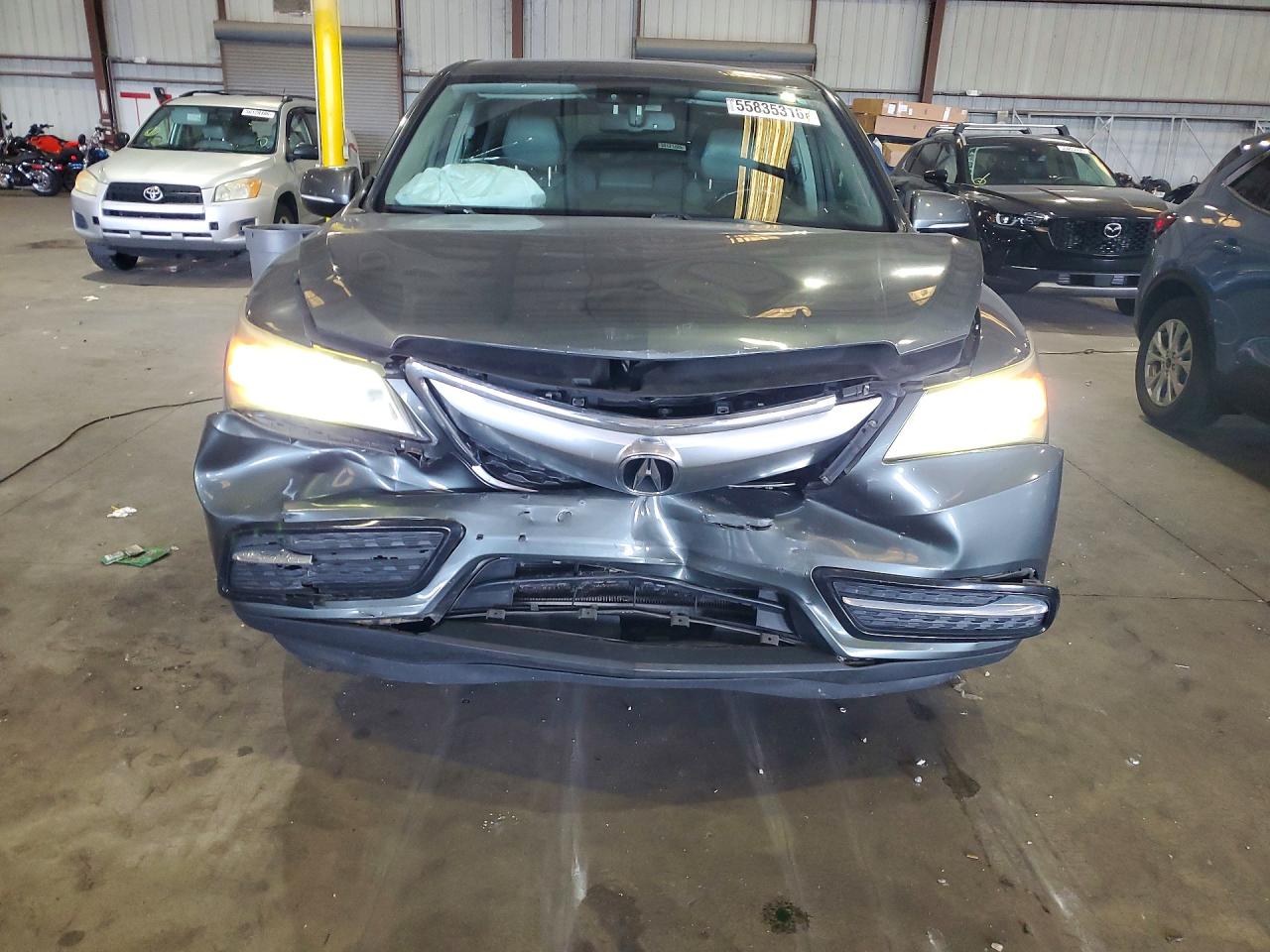 2014 Acura Mdx Technology Gray vin: 5FRYD3H49EB017161