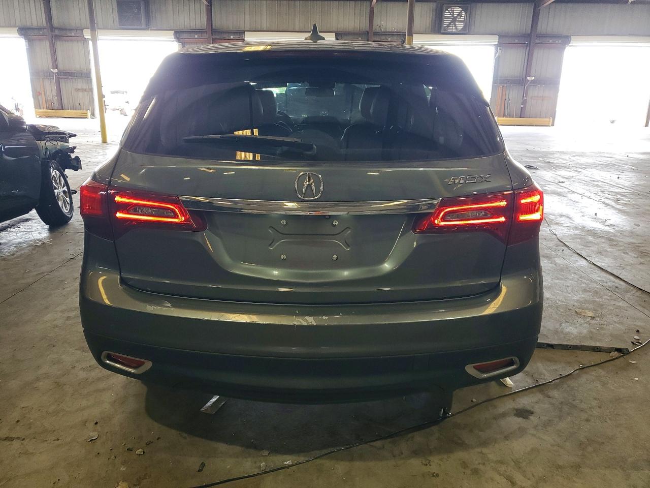 2014 Acura Mdx Technology Gray vin: 5FRYD3H49EB017161