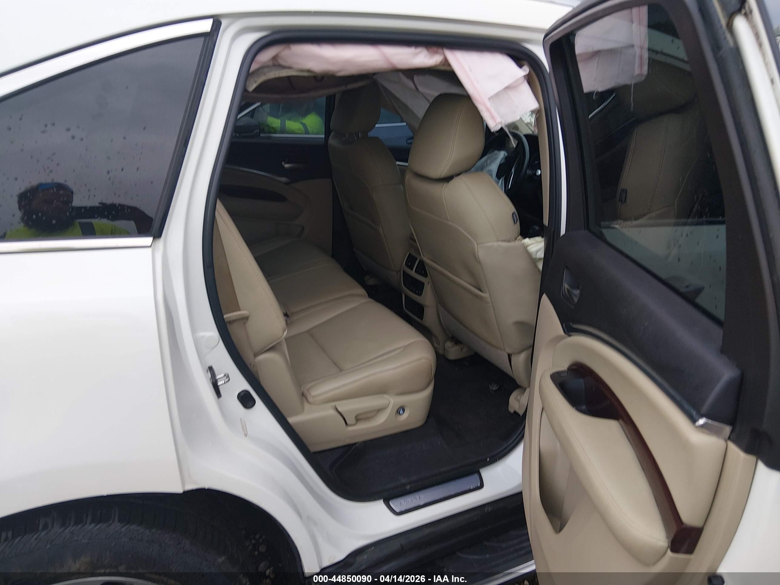 2015 Acura Mdx Technology Package White vin: 5FRYD3H49FB003732