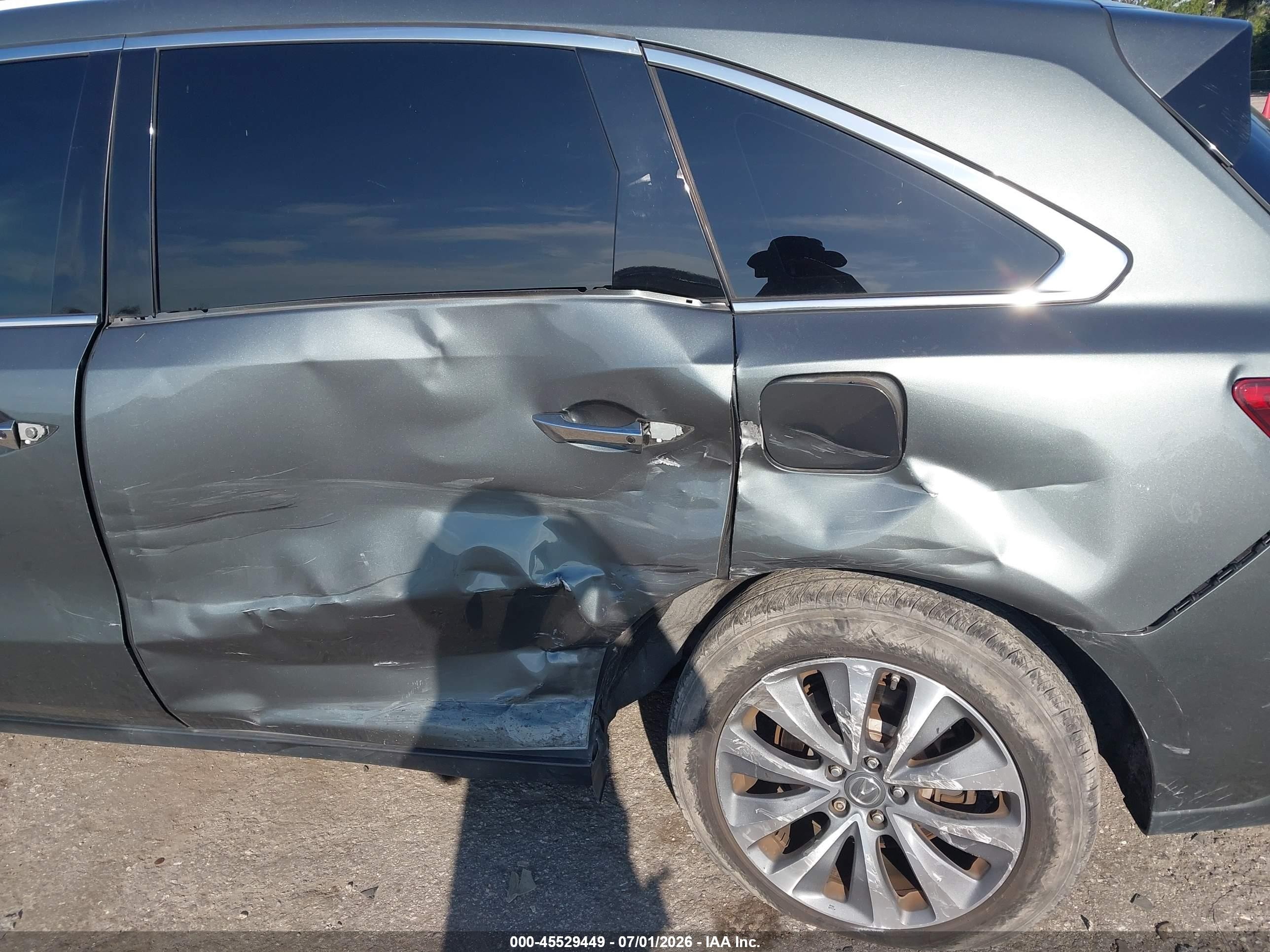 2015 Acura Mdx Technology Package Gray vin: 5FRYD3H49FB005111