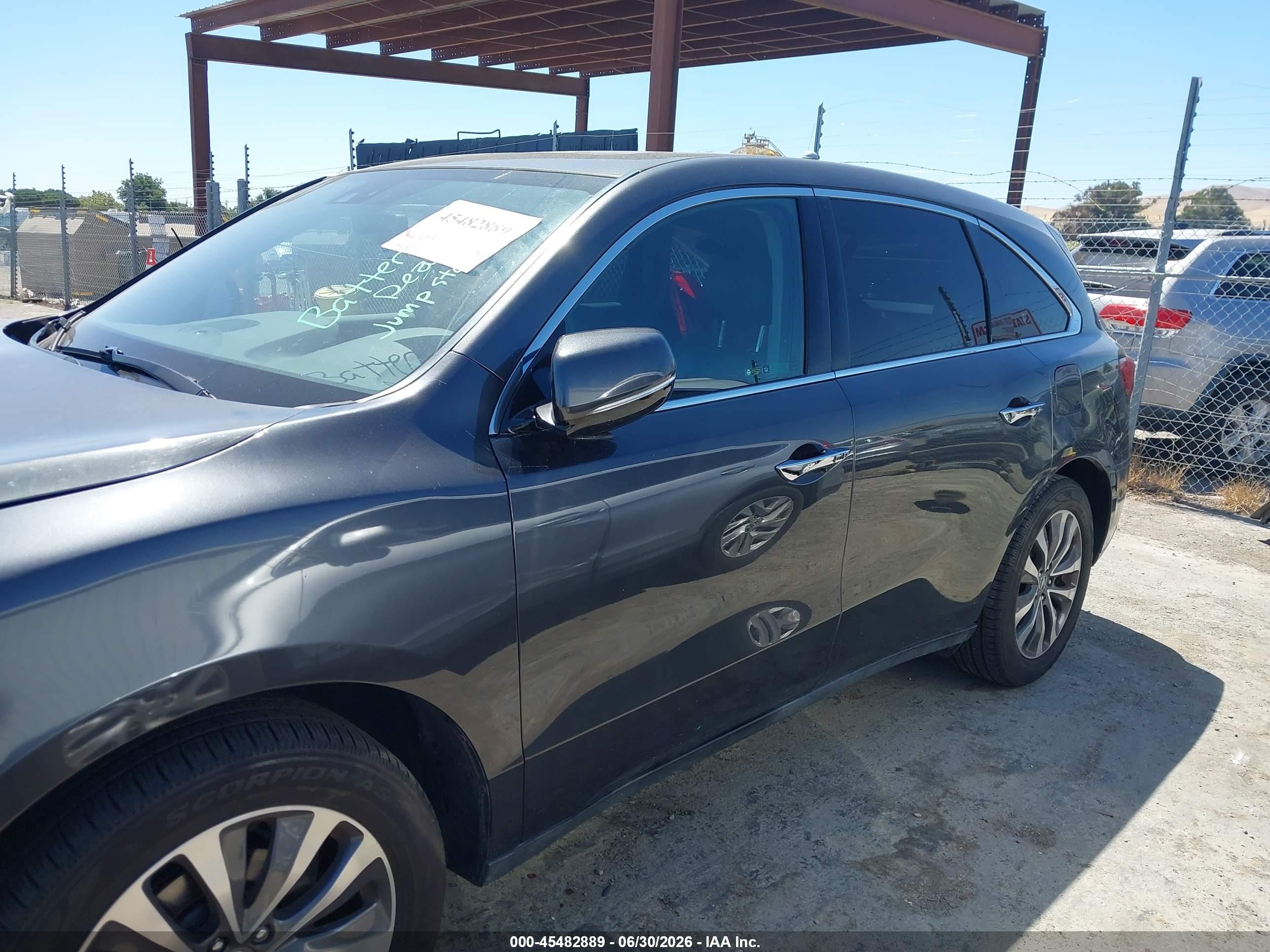 2015 Acura Mdx Technology Package Gray vin: 5FRYD3H49FB005187