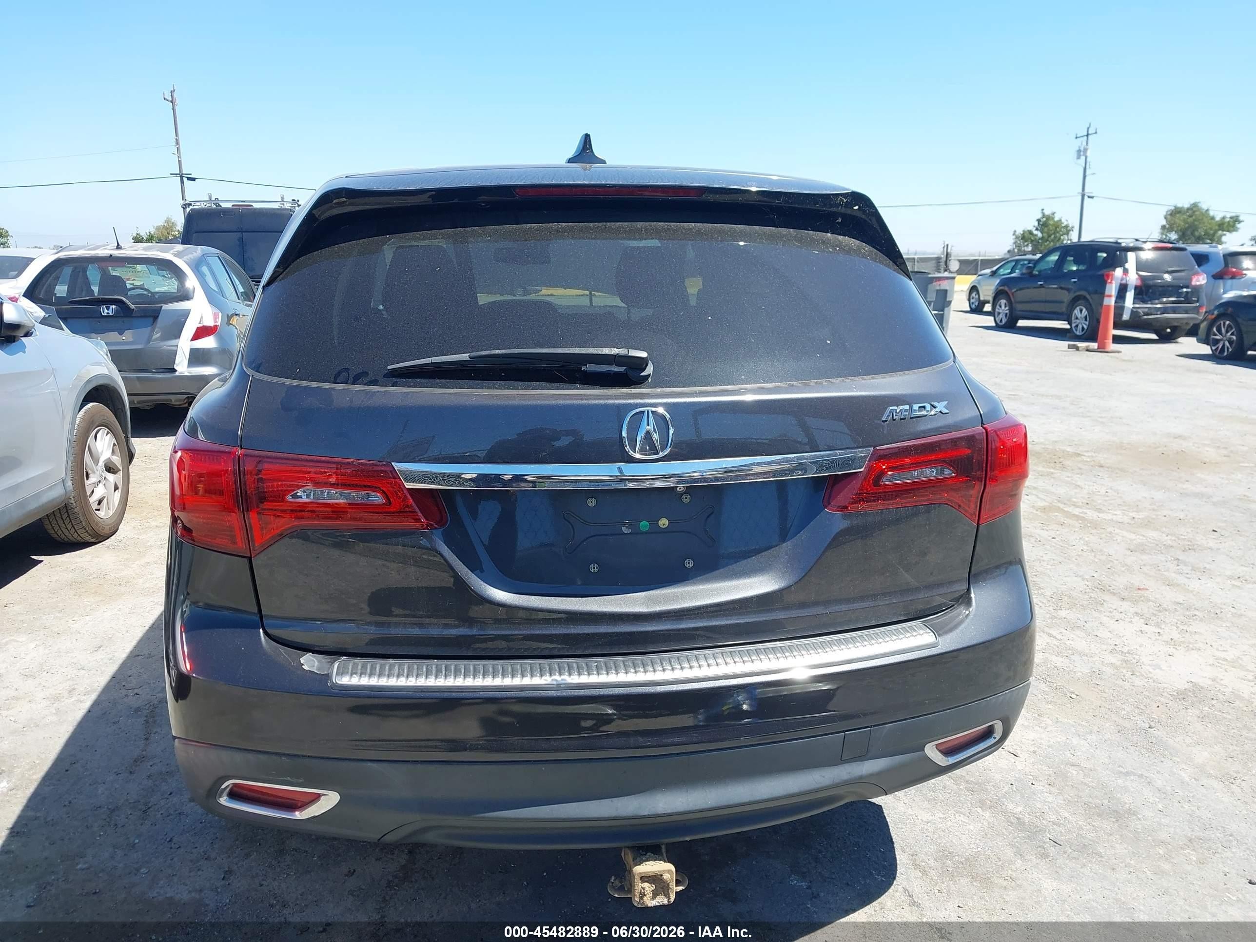 2015 Acura Mdx Technology Package Gray vin: 5FRYD3H49FB005187