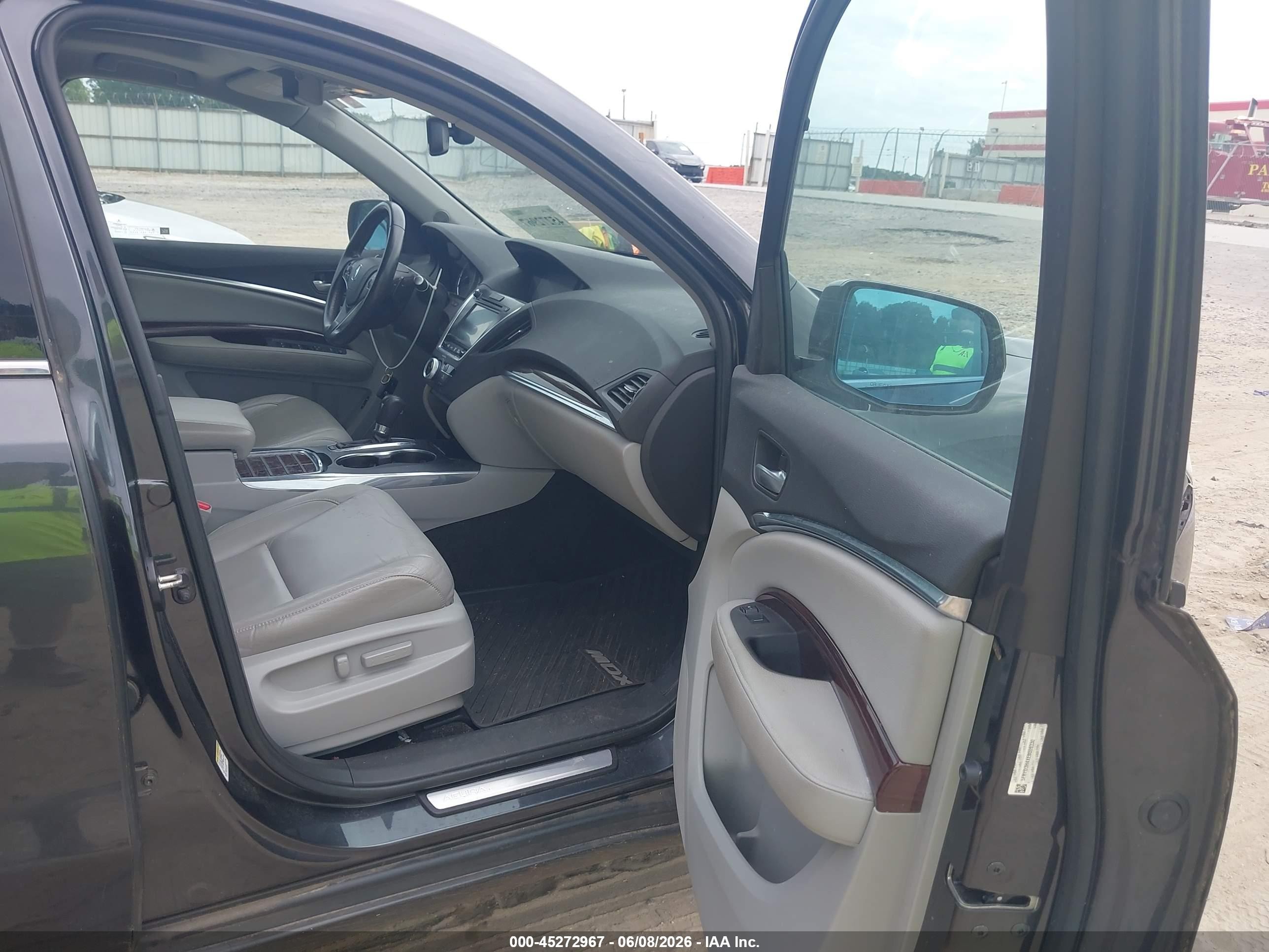 2014 Acura Mdx Technology Package Gray vin: 5FRYD3H4XEB009330