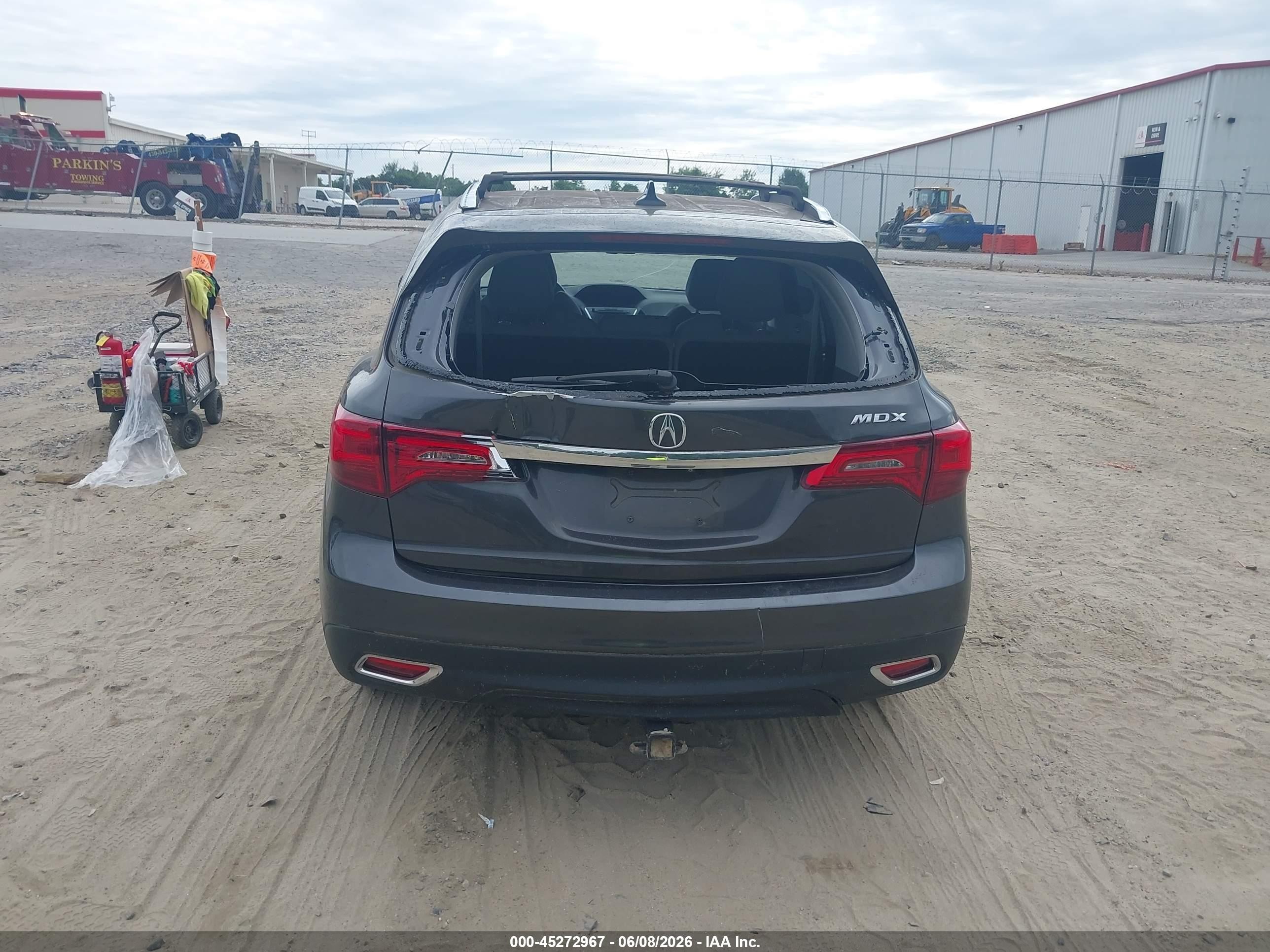 2014 Acura Mdx Technology Package Gray vin: 5FRYD3H4XEB009330