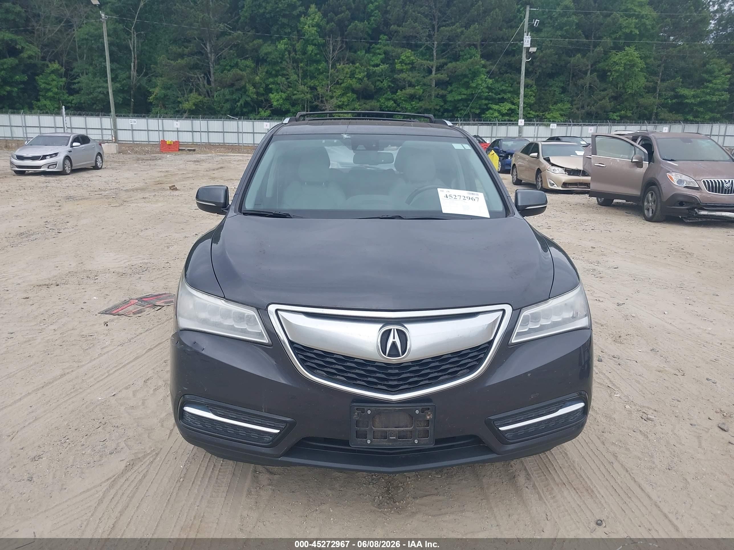 2014 Acura Mdx Technology Package Gray vin: 5FRYD3H4XEB009330