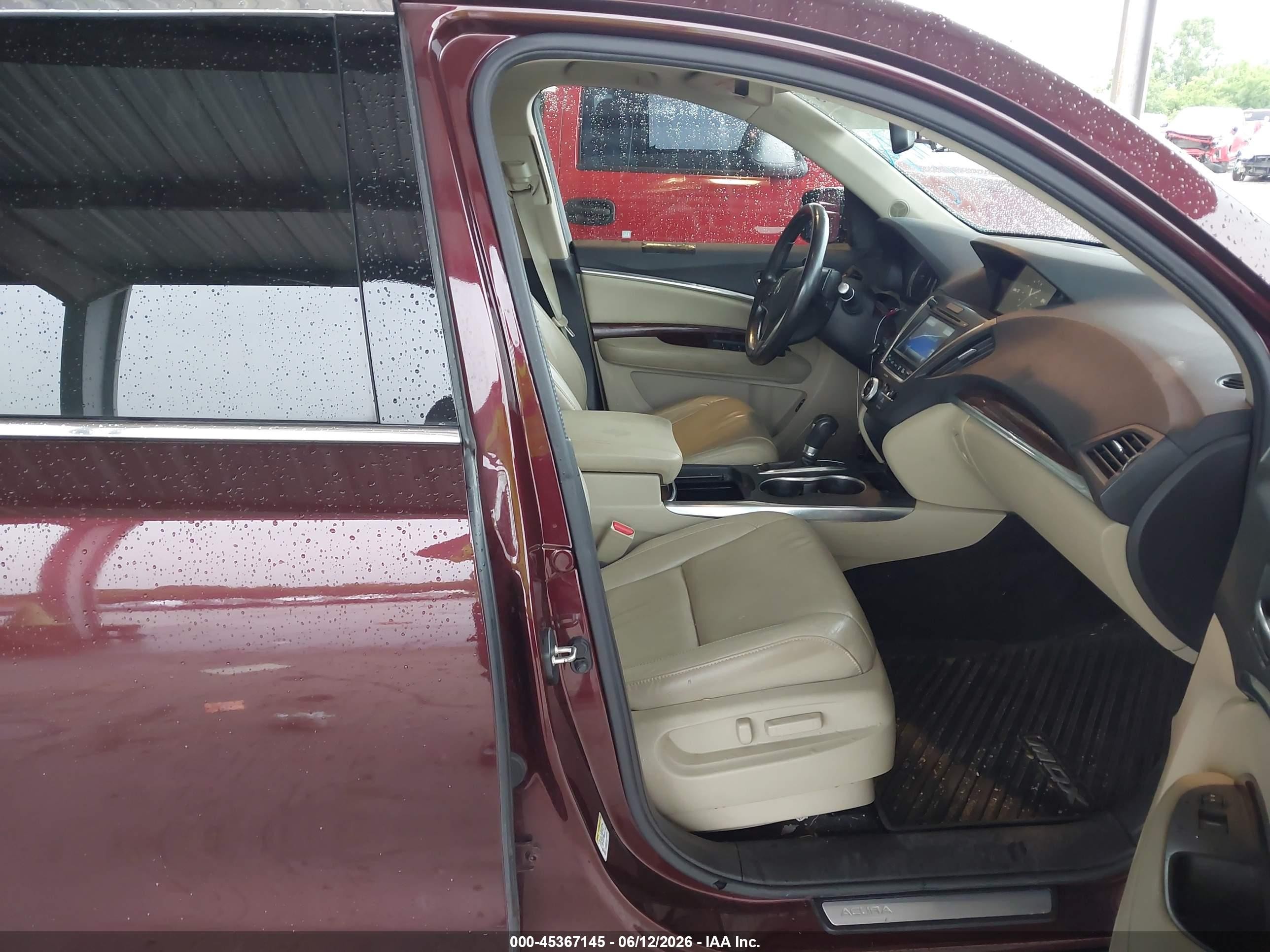 2014 Acura Mdx Technology Package Beige vin: 5FRYD3H4XEB011532