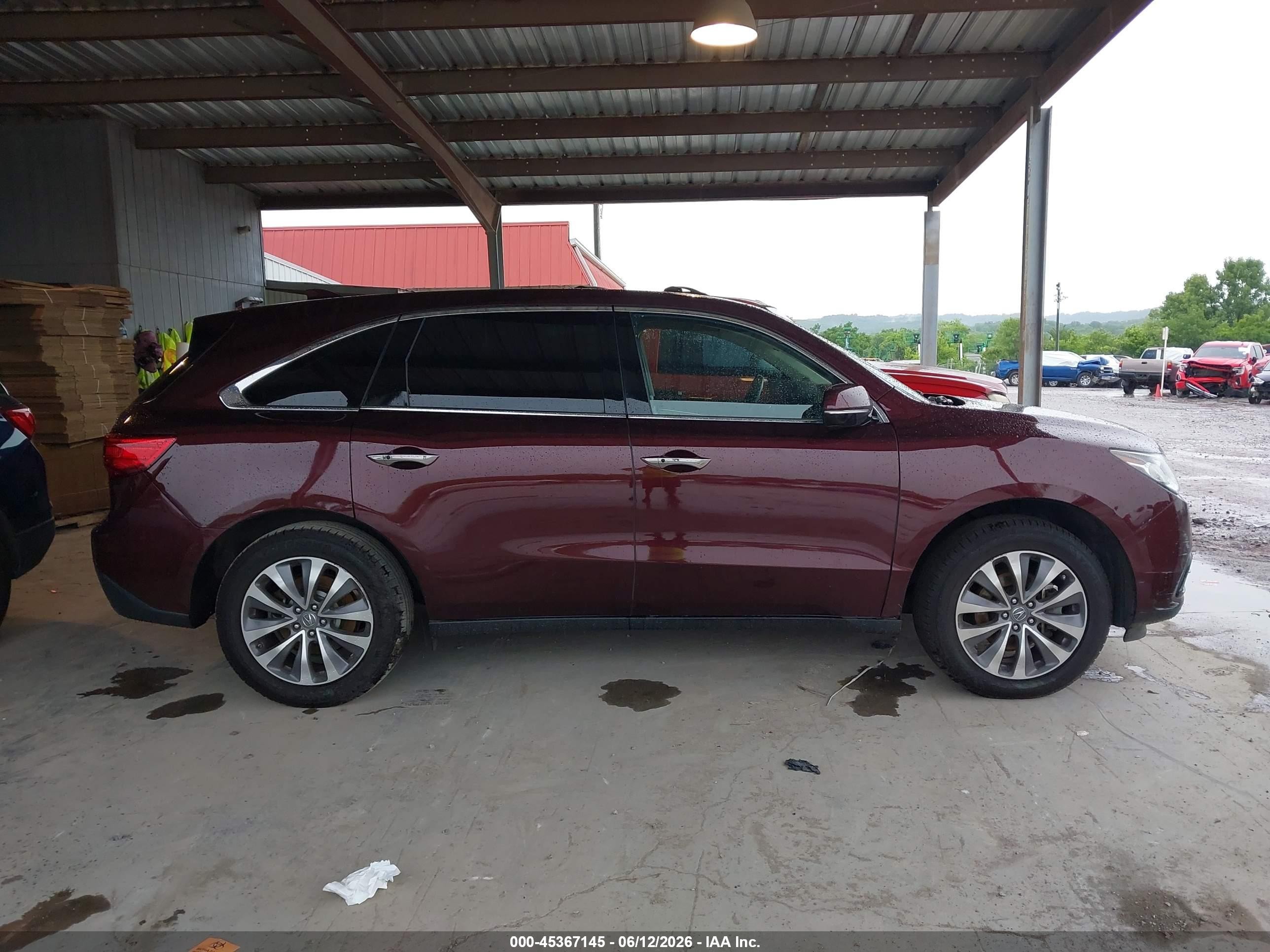 2014 Acura Mdx Technology Package Beige vin: 5FRYD3H4XEB011532