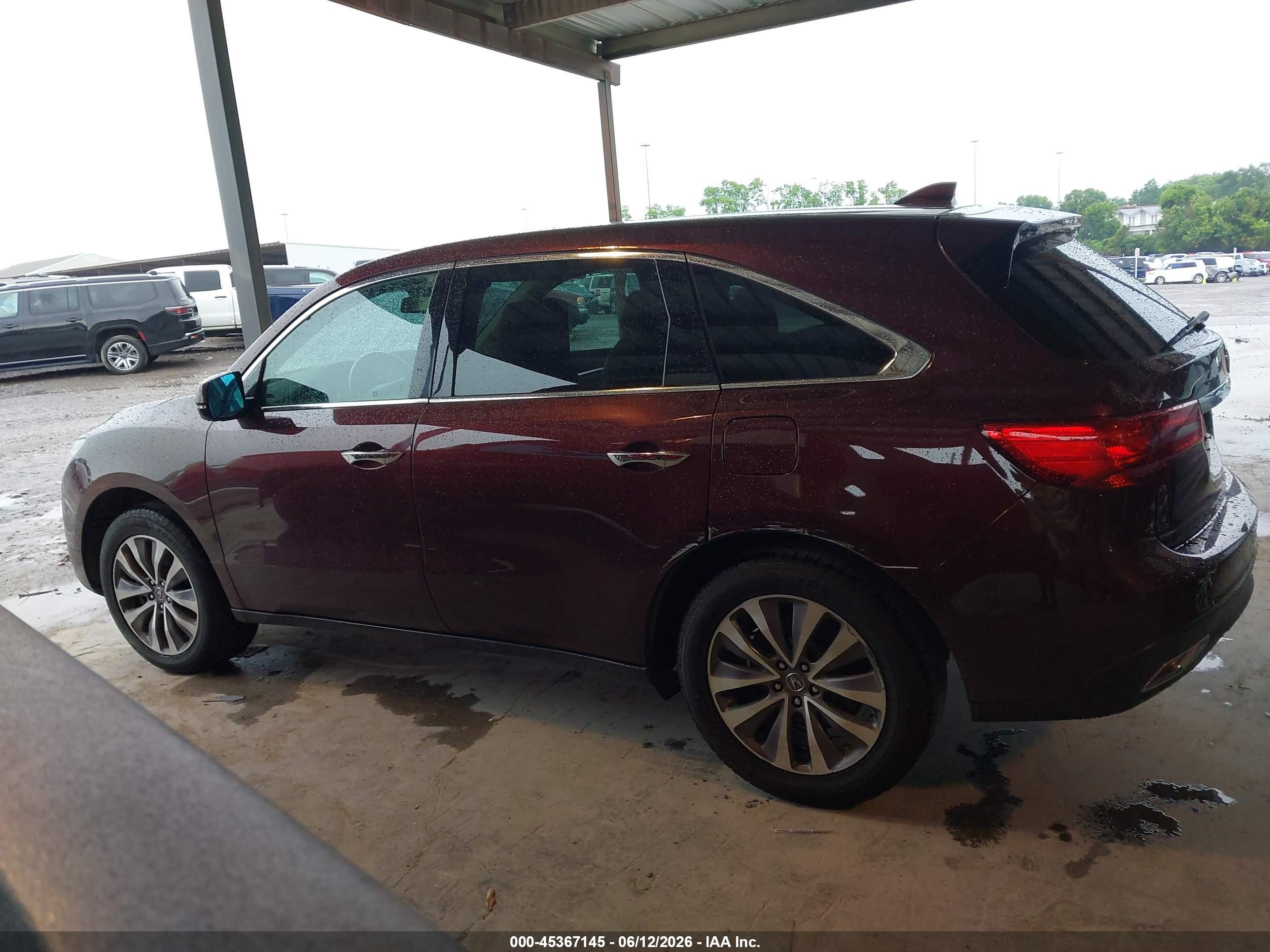 2014 Acura Mdx Technology Package Beige vin: 5FRYD3H4XEB011532