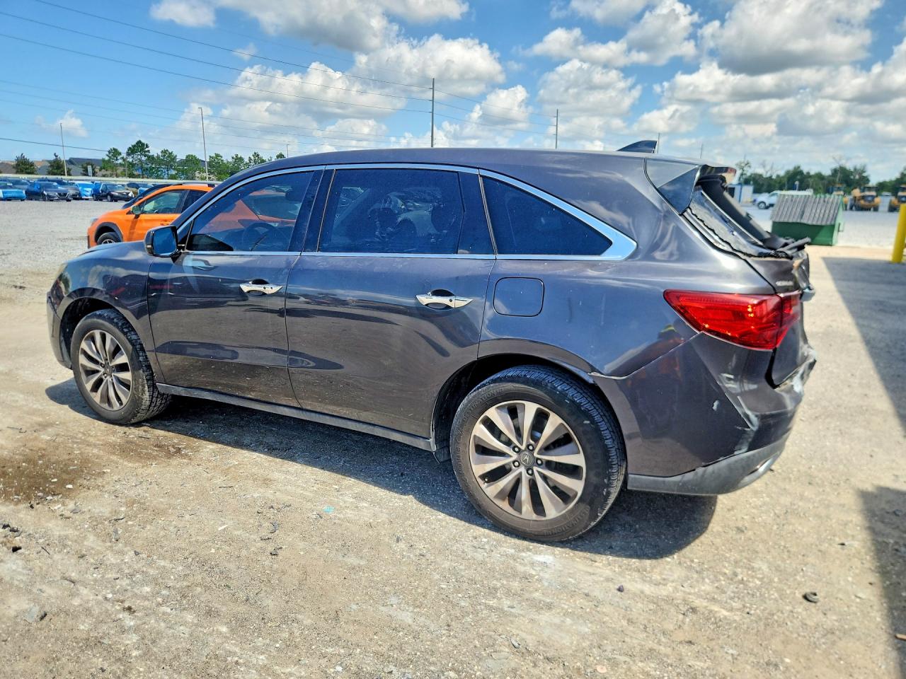 2014 Acura Mdx Technology Black vin: 5FRYD3H4XEB019372