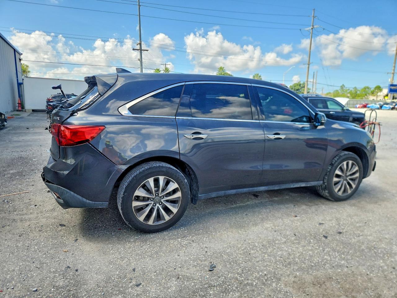 2014 Acura Mdx Technology Black vin: 5FRYD3H4XEB019372